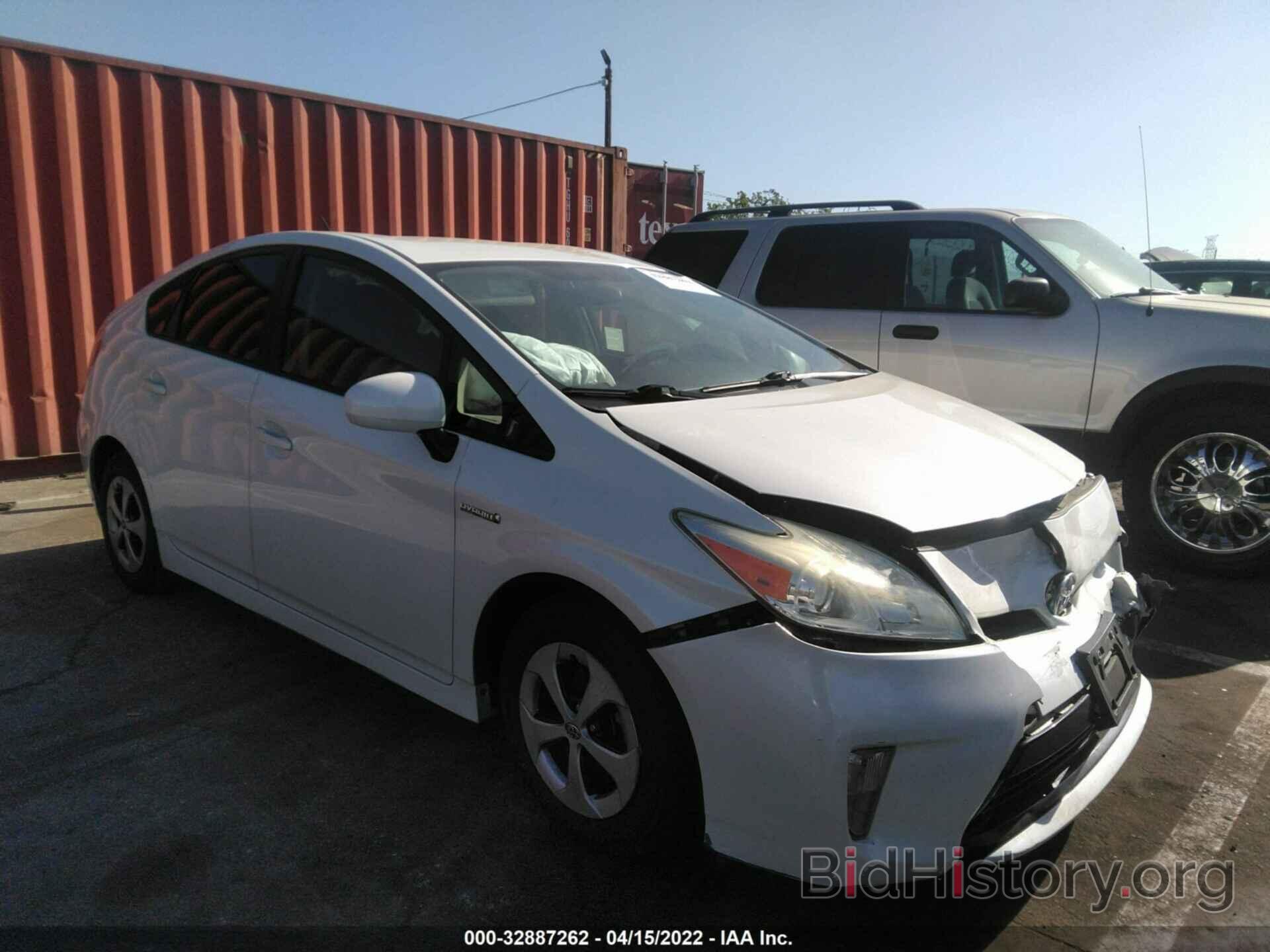 Фотография JTDKN3DU5E1753033 - TOYOTA PRIUS 2014