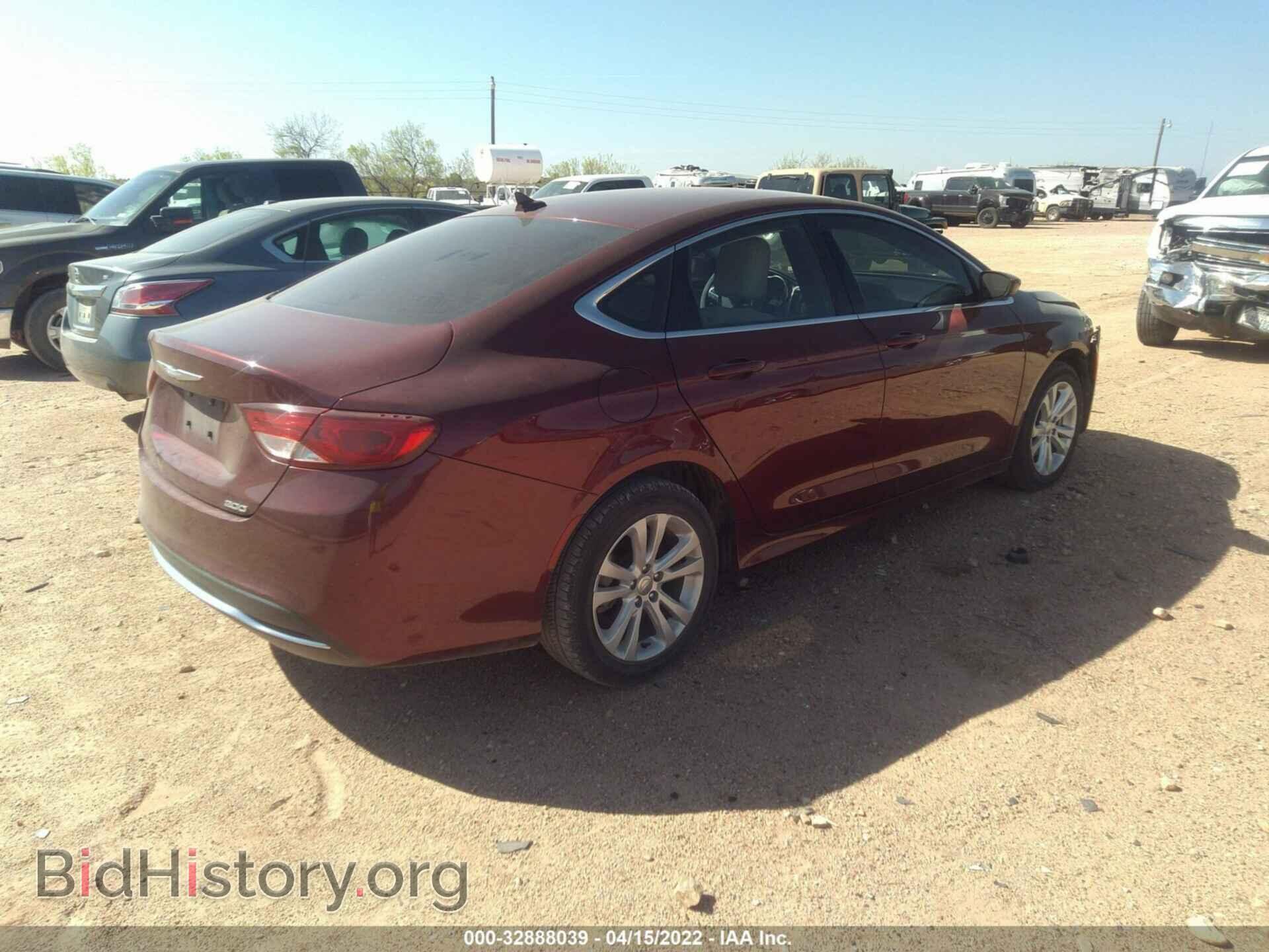 2015 CHRYSLER 200 - VIN: 1C3CCCAB9FN747859 - Фото 4
