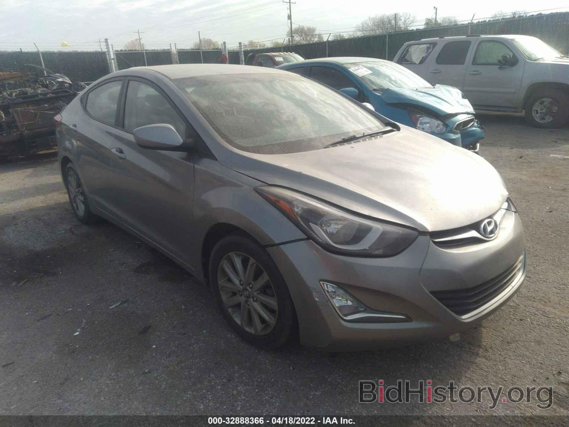 Photo KMHDH4AEXFU322542 - HYUNDAI ELANTRA 2015