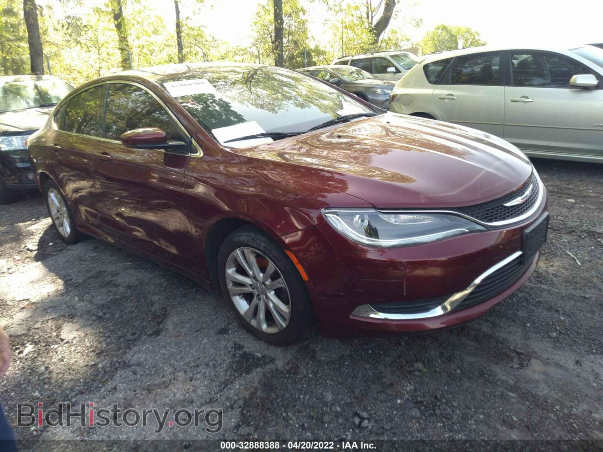 Фотография 1C3CCCAB0FN700123 - CHRYSLER 200 2015