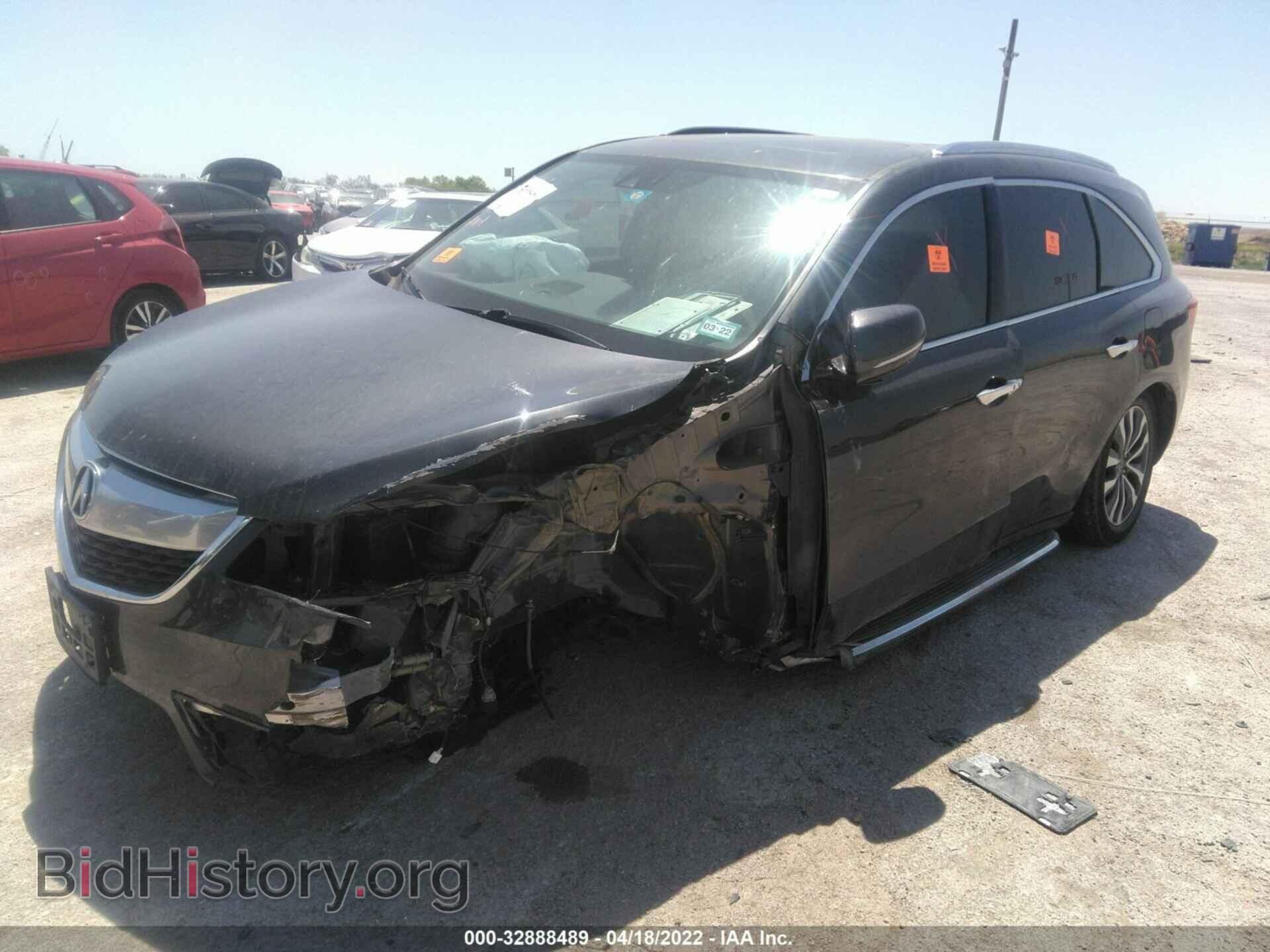 2015 ACURA MDX - VIN: 5FRYD3H65FB008606 - Фото 2