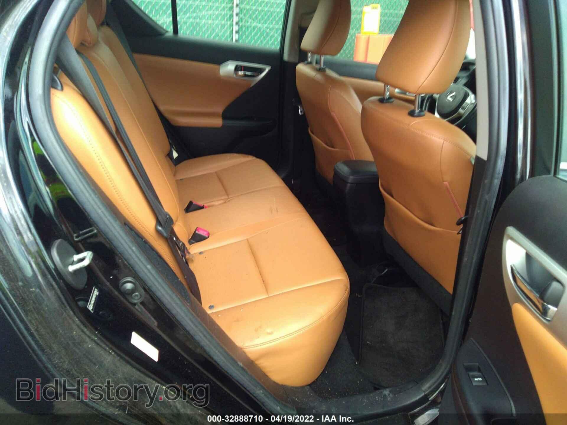 2011 LEXUS CT 200H - VIN: JTHKD5BH9B2040645 - Фото 8
