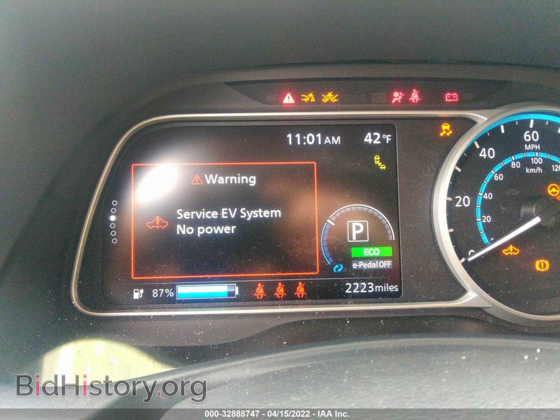 2022 NISSAN LEAF - VIN: 1N4BZ1DV8NC557776 - Фото 7