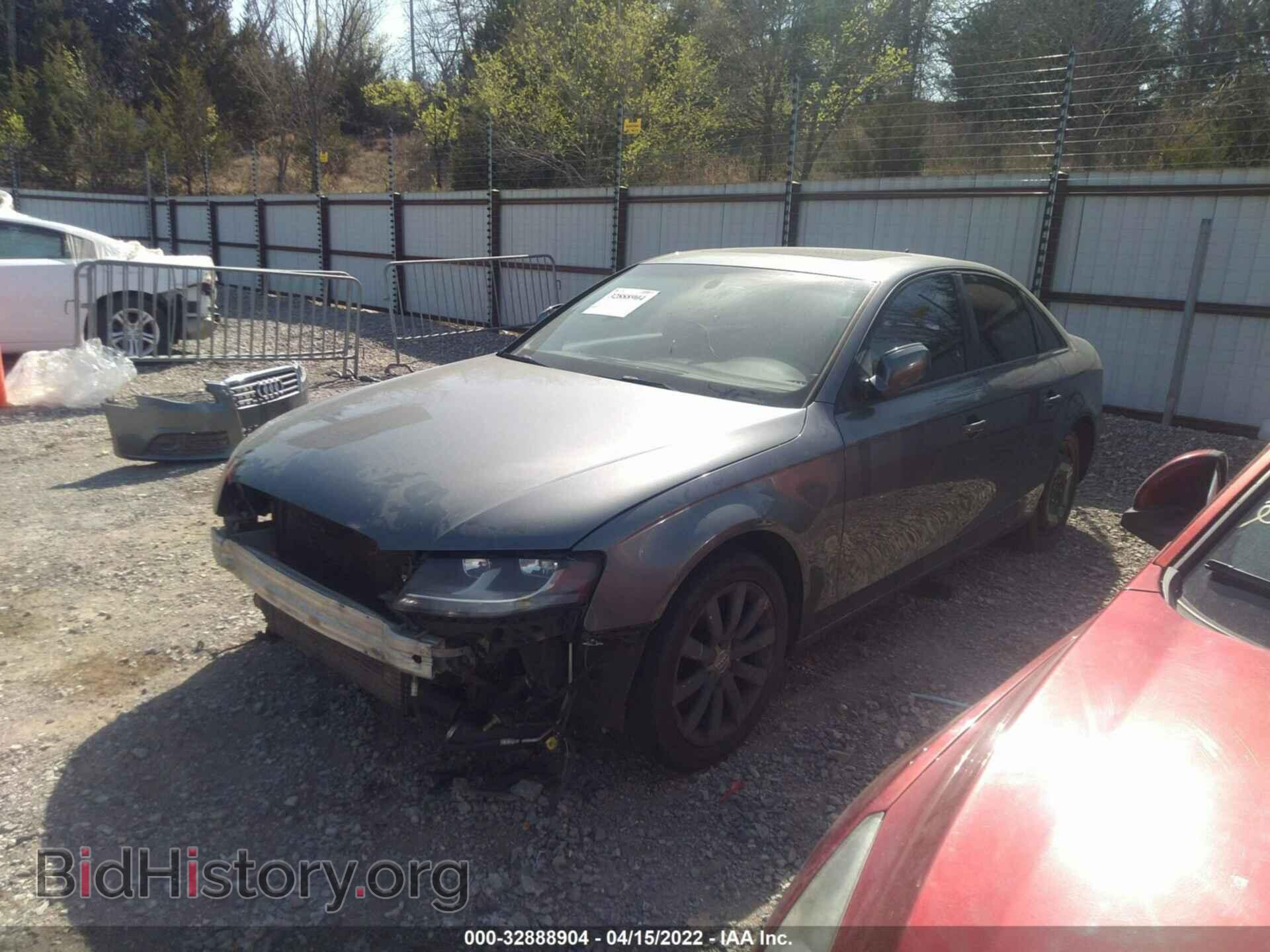 2012 AUDI A4 - VIN: WAUAFAFL0CA015247 - Фото 2