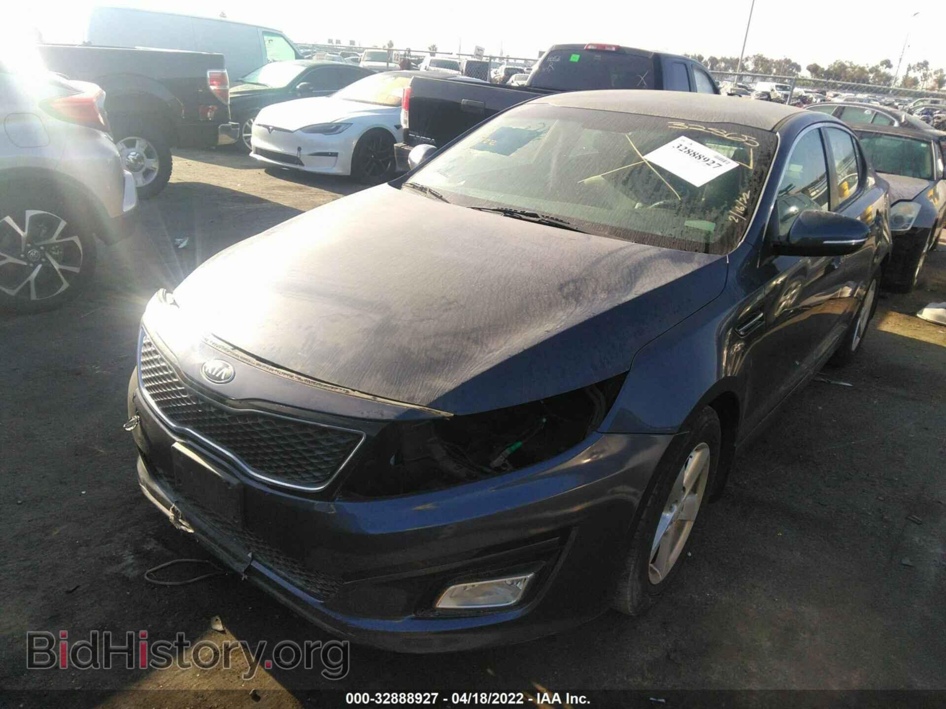 2015 KIA OPTIMA - VIN: KNAGM4A71F5536292 - Фото 2