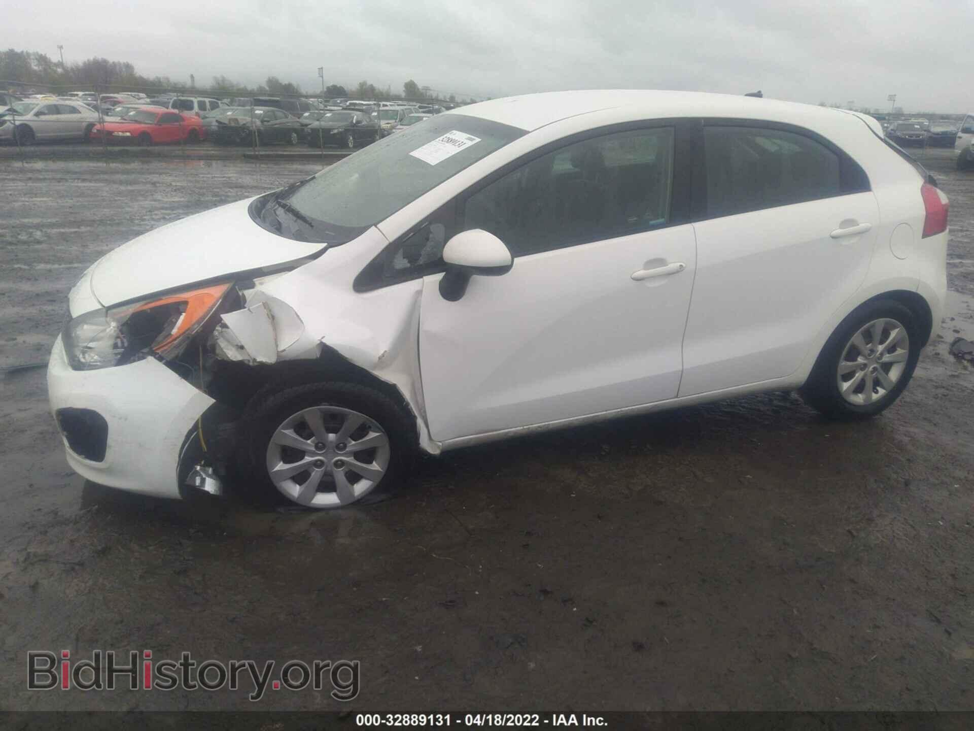 2013 KIA RIO - VIN: KNADM5A37D6096978 - Фото 2