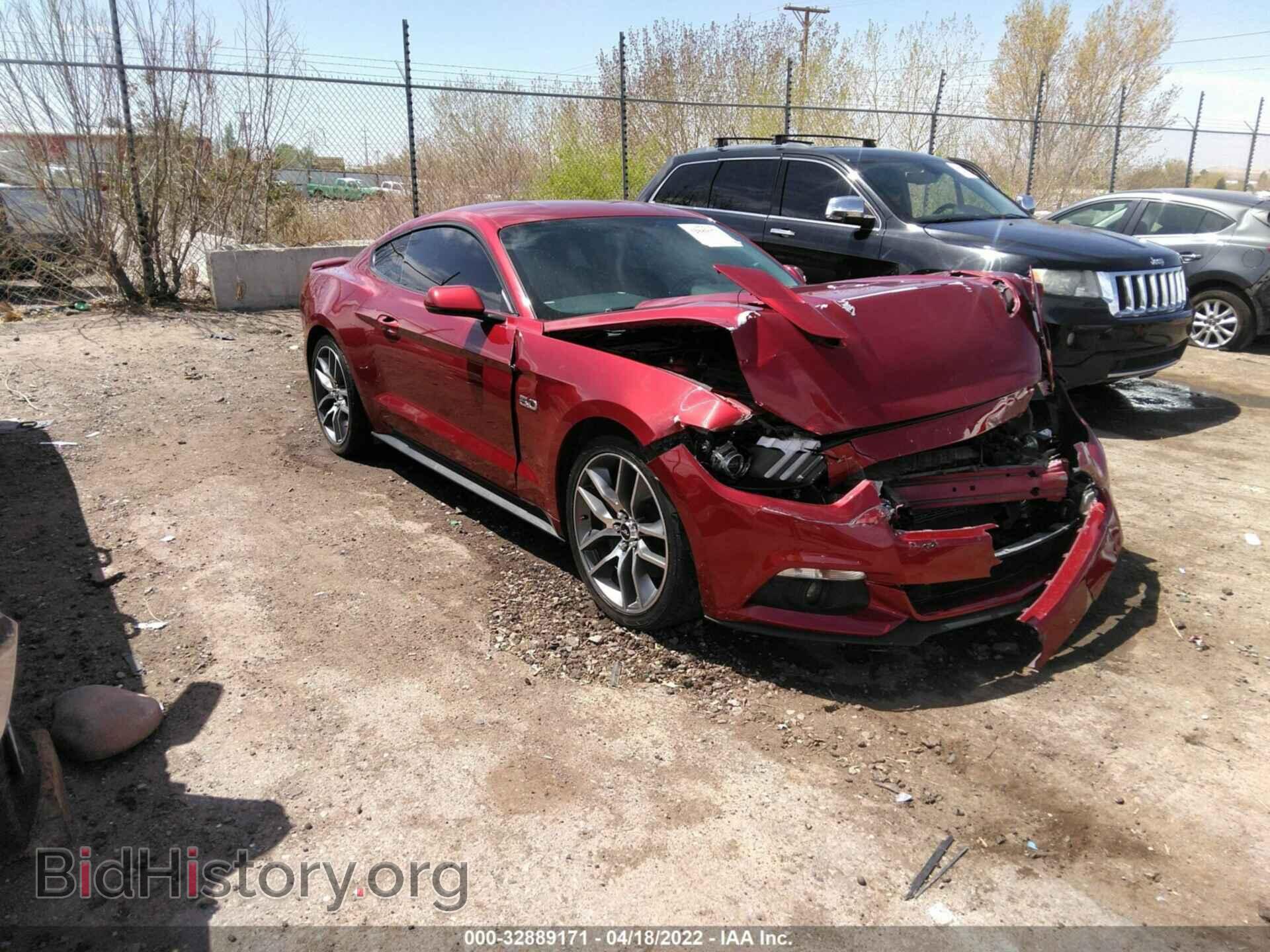 Фотография 1FA6P8CF5F5408452 - FORD MUSTANG 2015