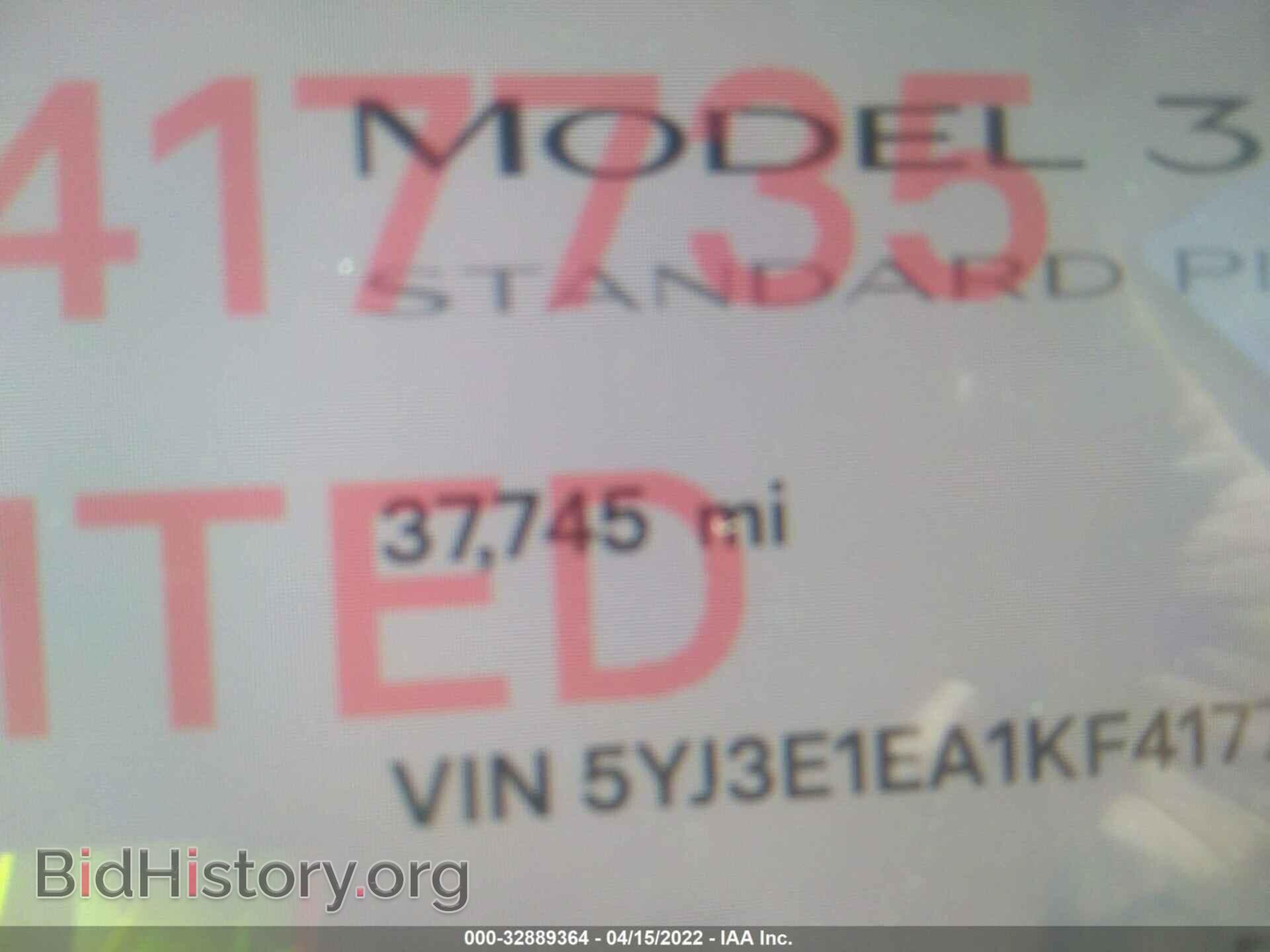 2019 TESLA MODEL 3 - VIN: 5YJ3E1EA1KF417735 - Photo 7