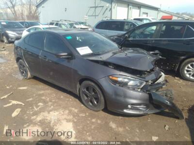2014 Dodge DART GT, gray — VIN 1C3CDFEB9ED914508, IAAI