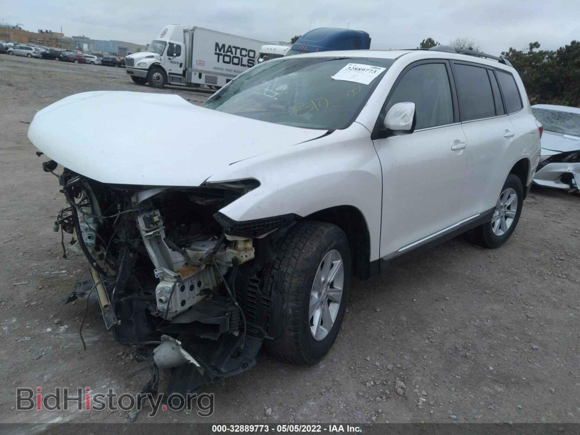 2012 TOYOTA HIGHLANDER - VIN: 5TDBK3EH7CS112766 - Фото 2