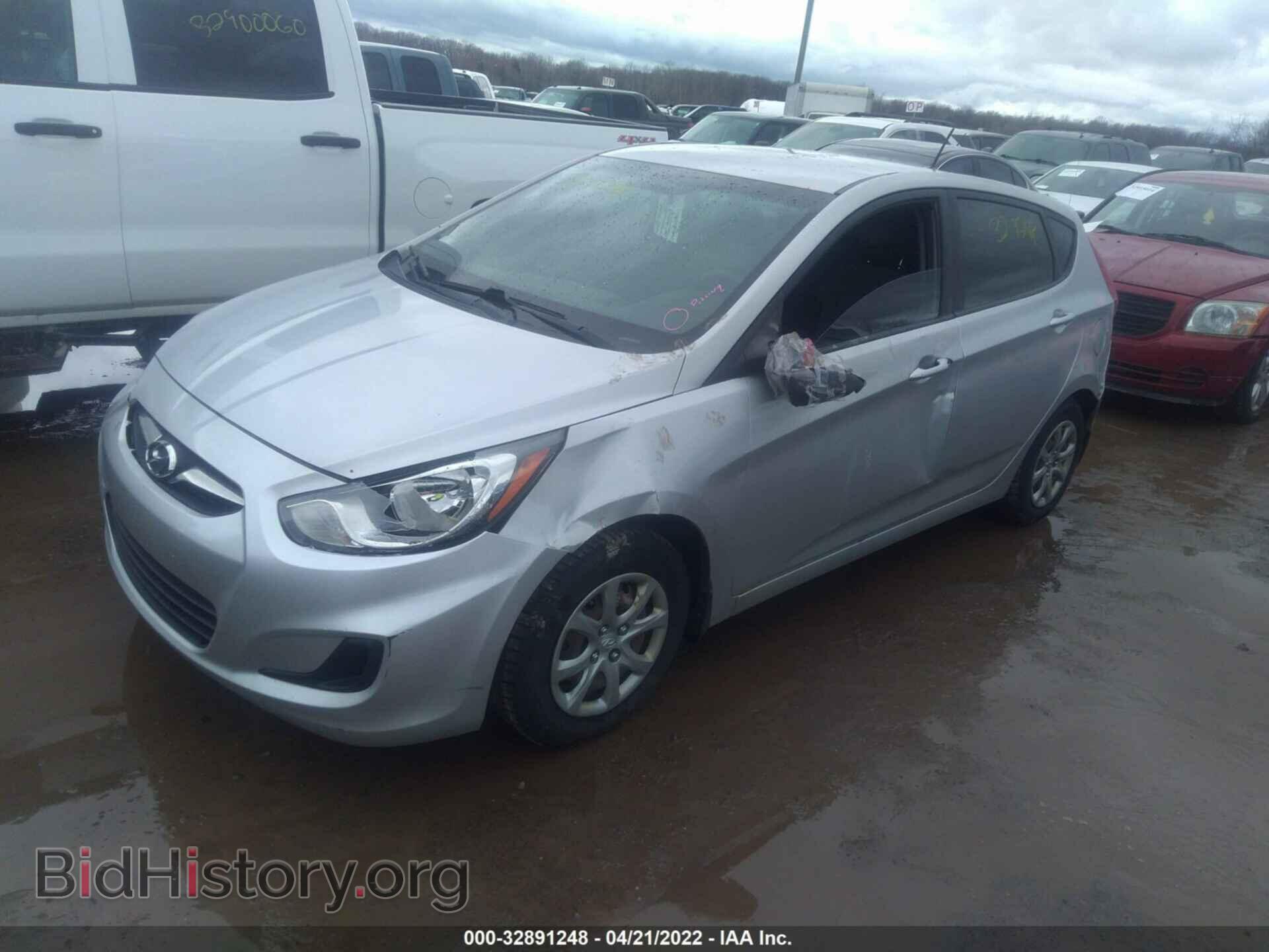 2012 HYUNDAI ACCENT - VIN: KMHCT5AE6CU034495 - Фото 2
