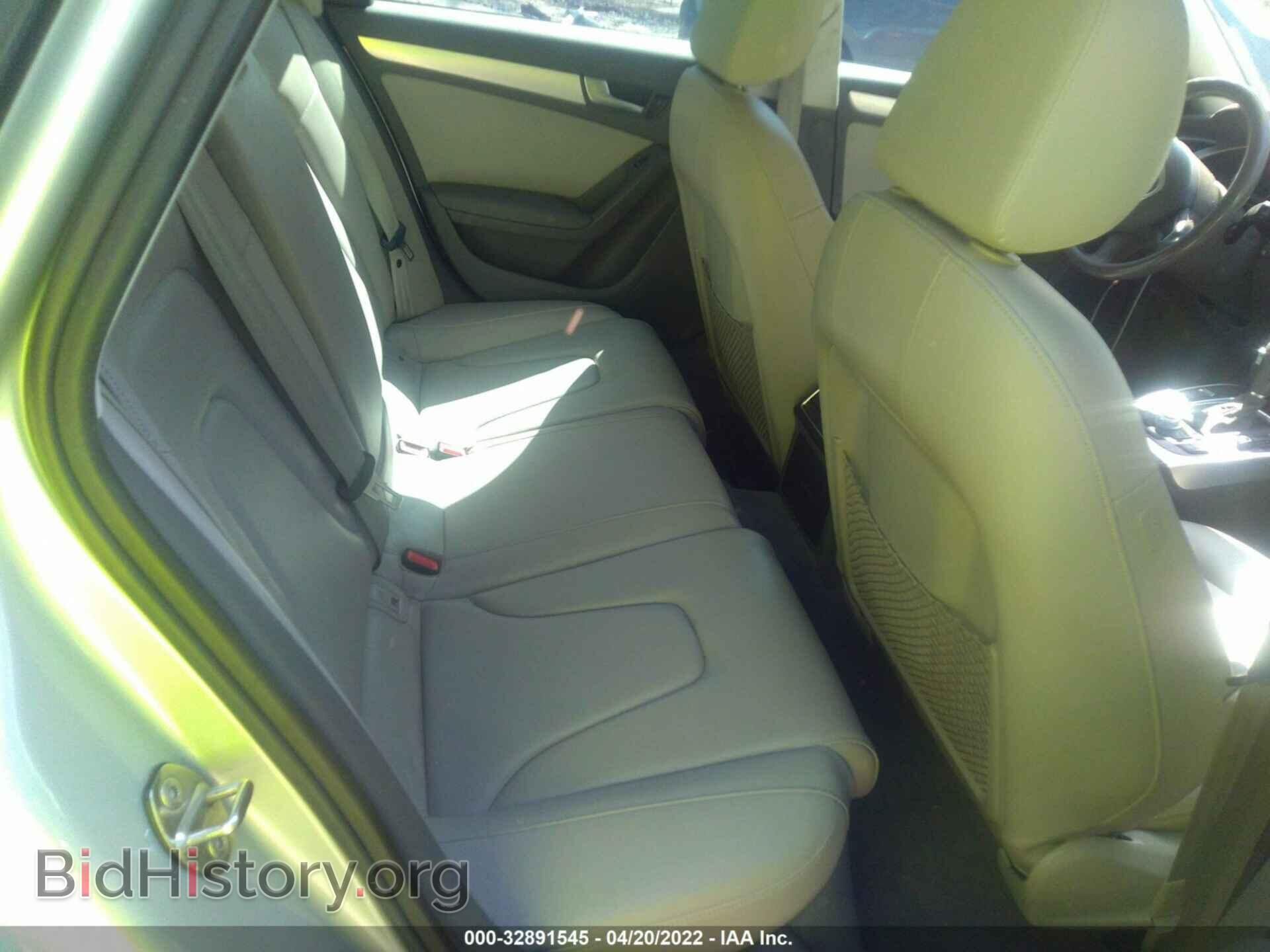 2012 AUDI A4 - VIN: WAUFFAFL2CN005348 - Фото 8