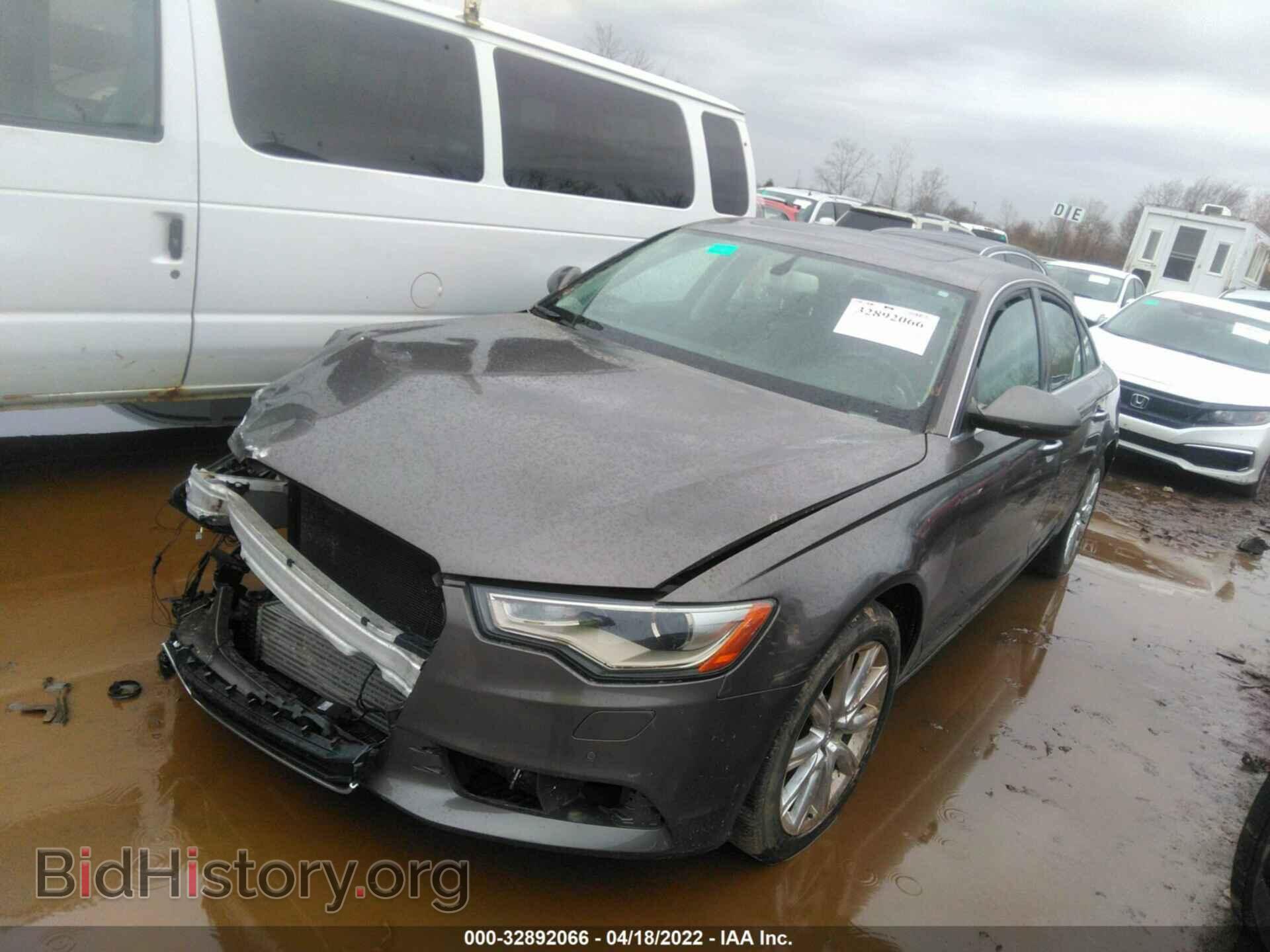 2013 AUDI A6 - VIN: WAUGFBFCXDN044667 - Фото 2
