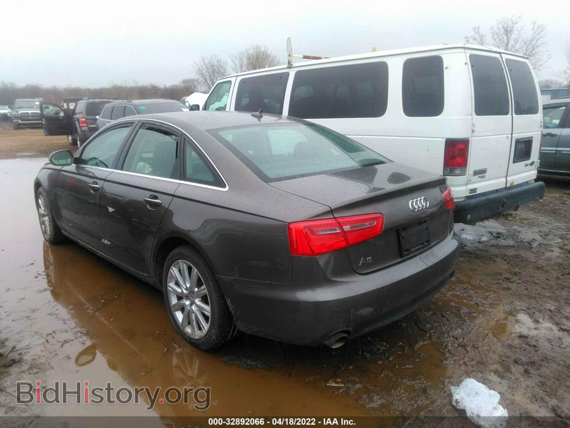 2013 AUDI A6 - VIN: WAUGFBFCXDN044667 - Фото 3