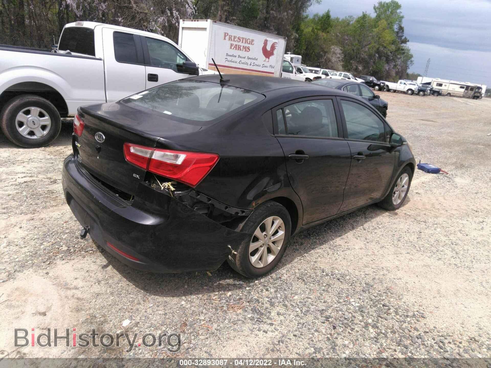 2013 KIA RIO - VIN: KNADN4A3XD6118415 - Фото 4