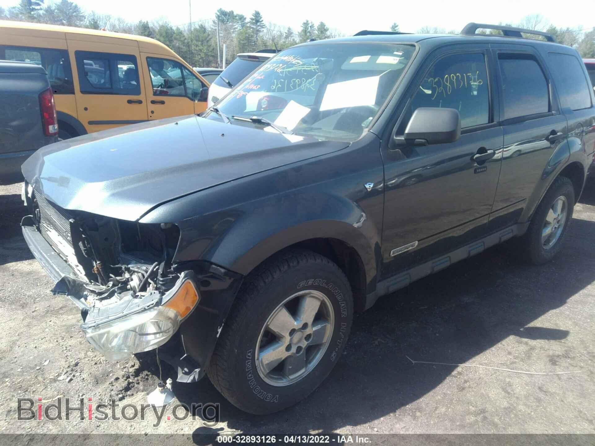 2008 FORD ESCAPE - VIN: 1FMCU93148KC81788 - Фото 2