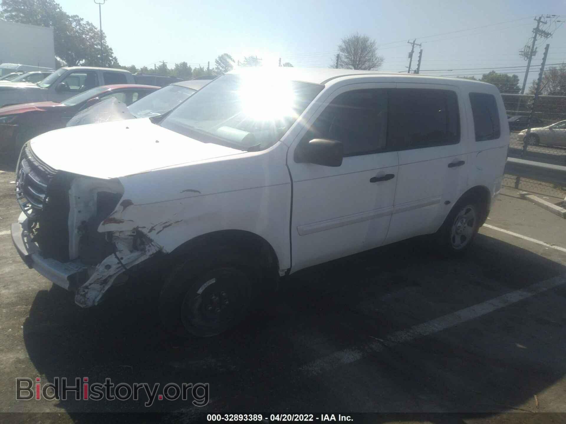 2013 HONDA PILOT - VIN: 5FNYF3H23DB030190 - Фото 2