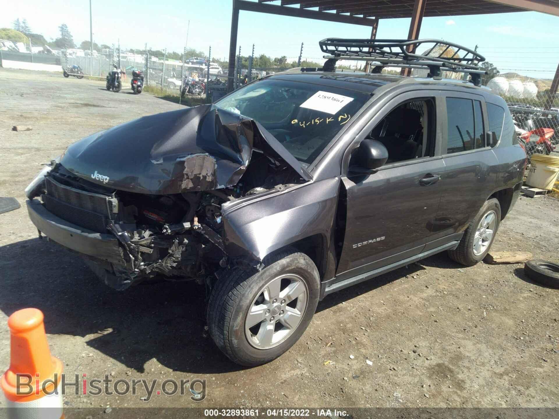 2014 JEEP COMPASS - VIN: 1C4NJCBA2ED862792 - Фото 2