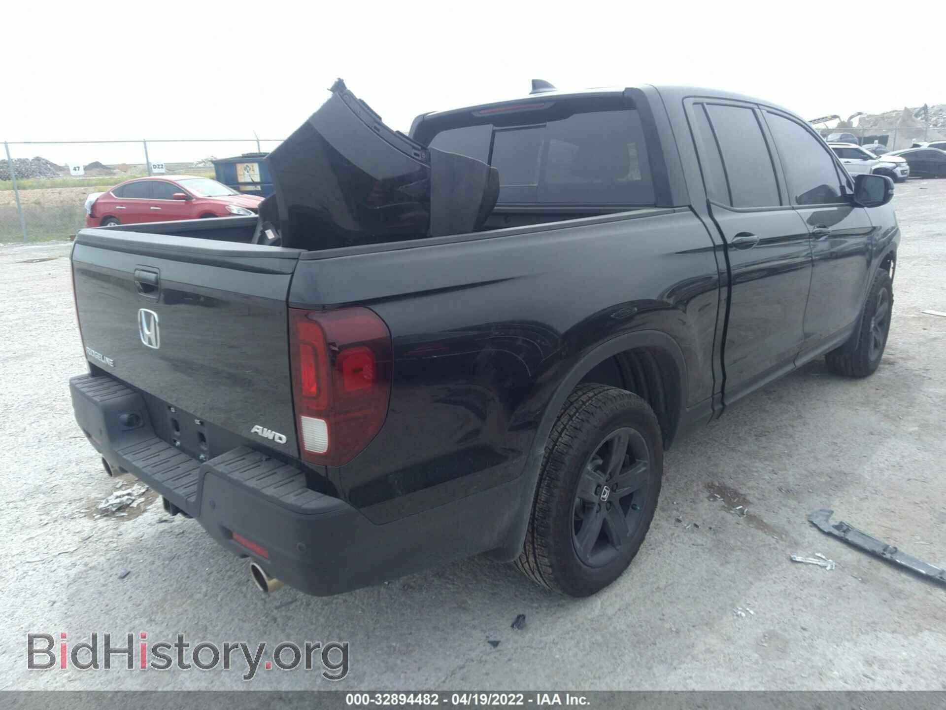 2022 HONDA RIDGELINE - VIN: 5FPYK3F8XNB016279 - Фото 4