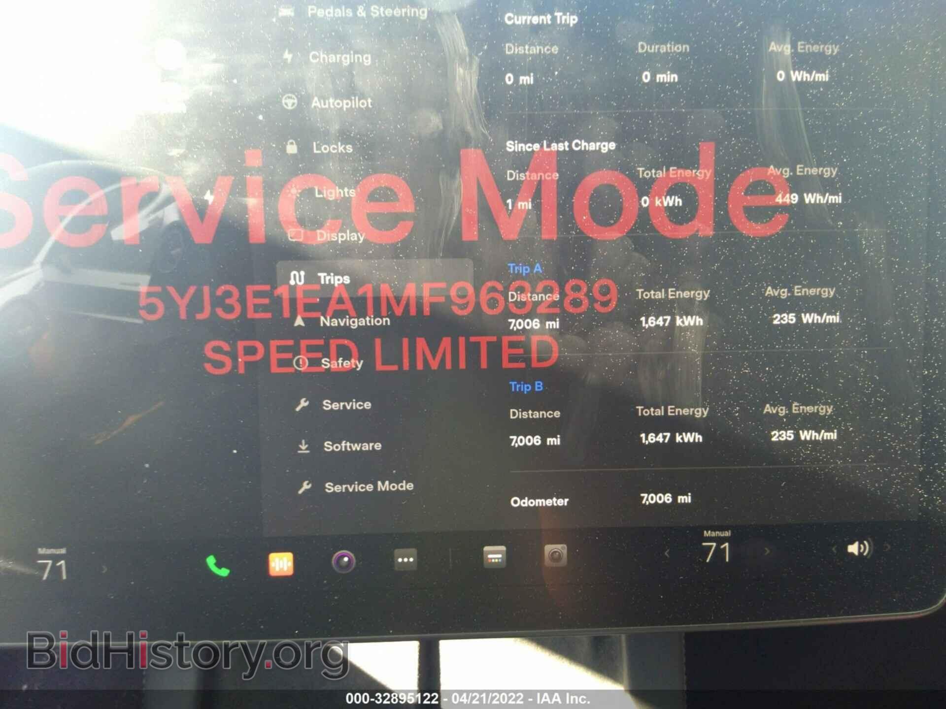 2021 TESLA MODEL 3 - VIN: 5YJ3E1EA1MF963289 - Photo 7