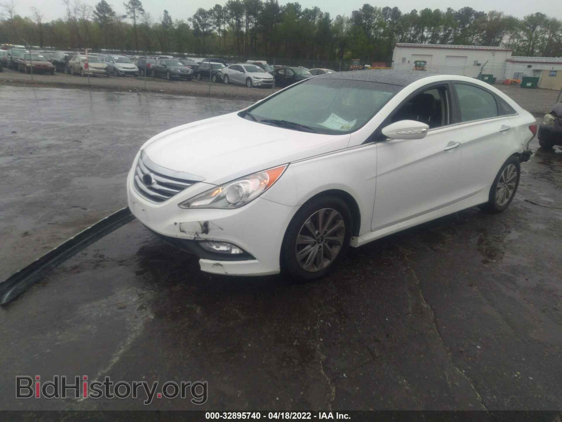 2014 HYUNDAI SONATA - VIN: 5NPEC4AC2EH840546 - Фото 2