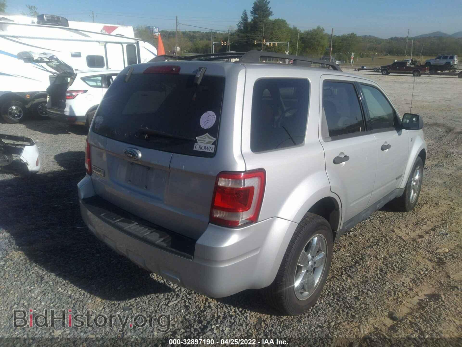 2008 FORD ESCAPE - VIN: 1FMCU03148KB85042 - Фото 4