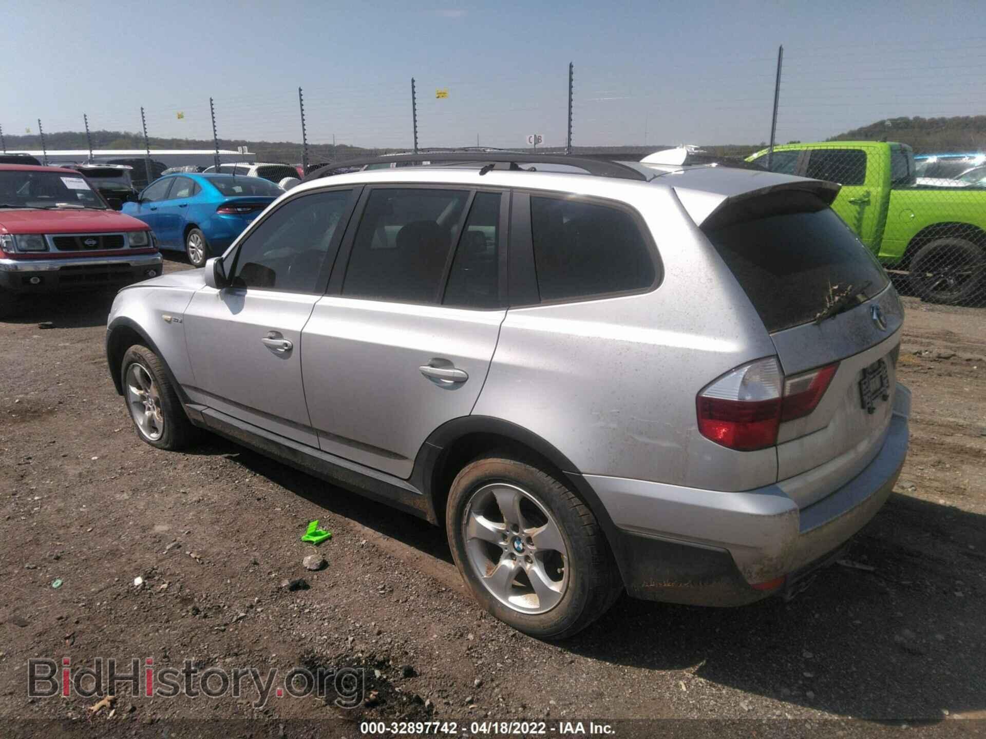 2007 BMW X3 - VIN: WBXPC93427WF23168 - Фото 3