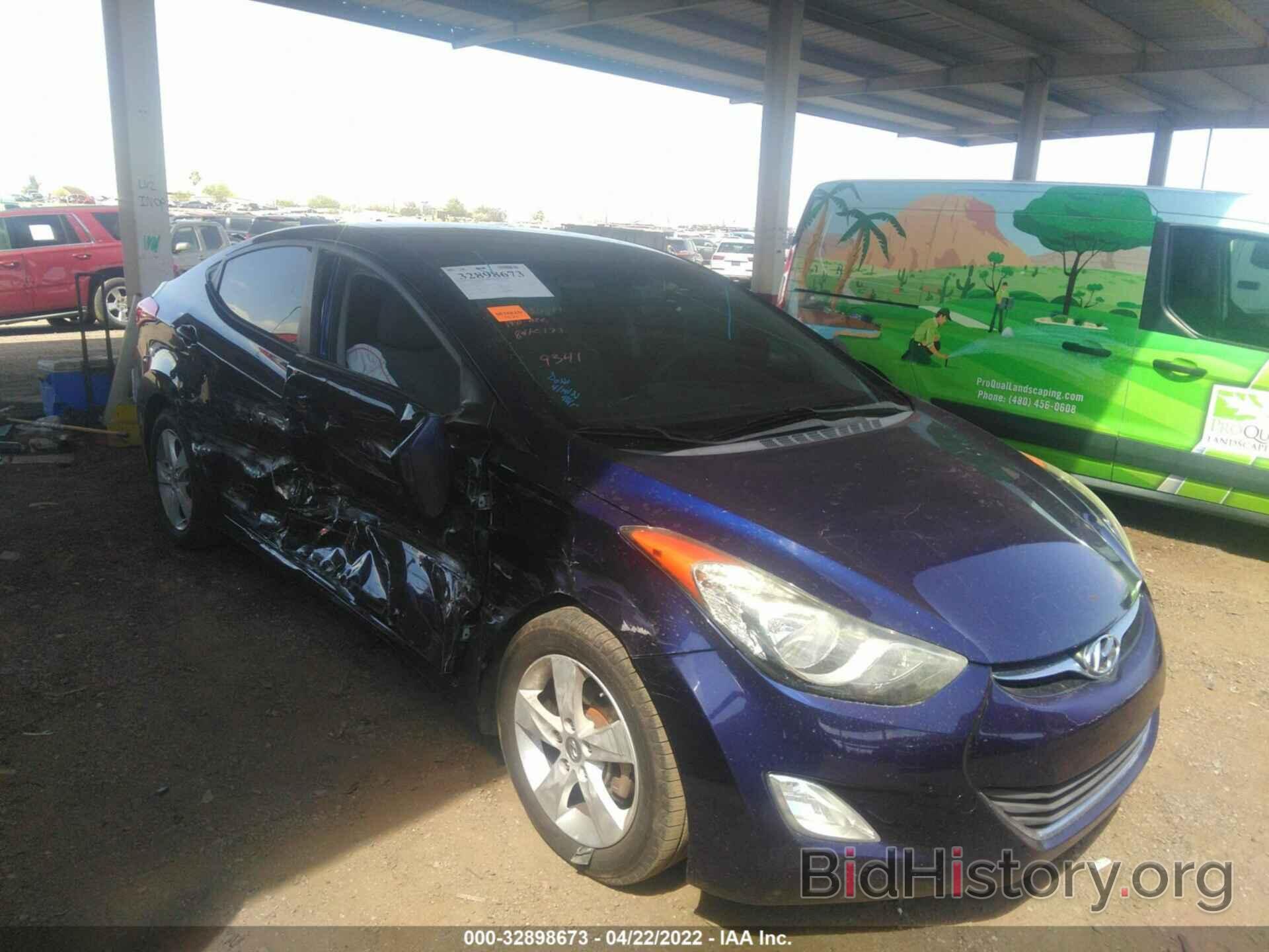 Photo 5NPDH4AEXDH439341 - HYUNDAI ELANTRA 2013