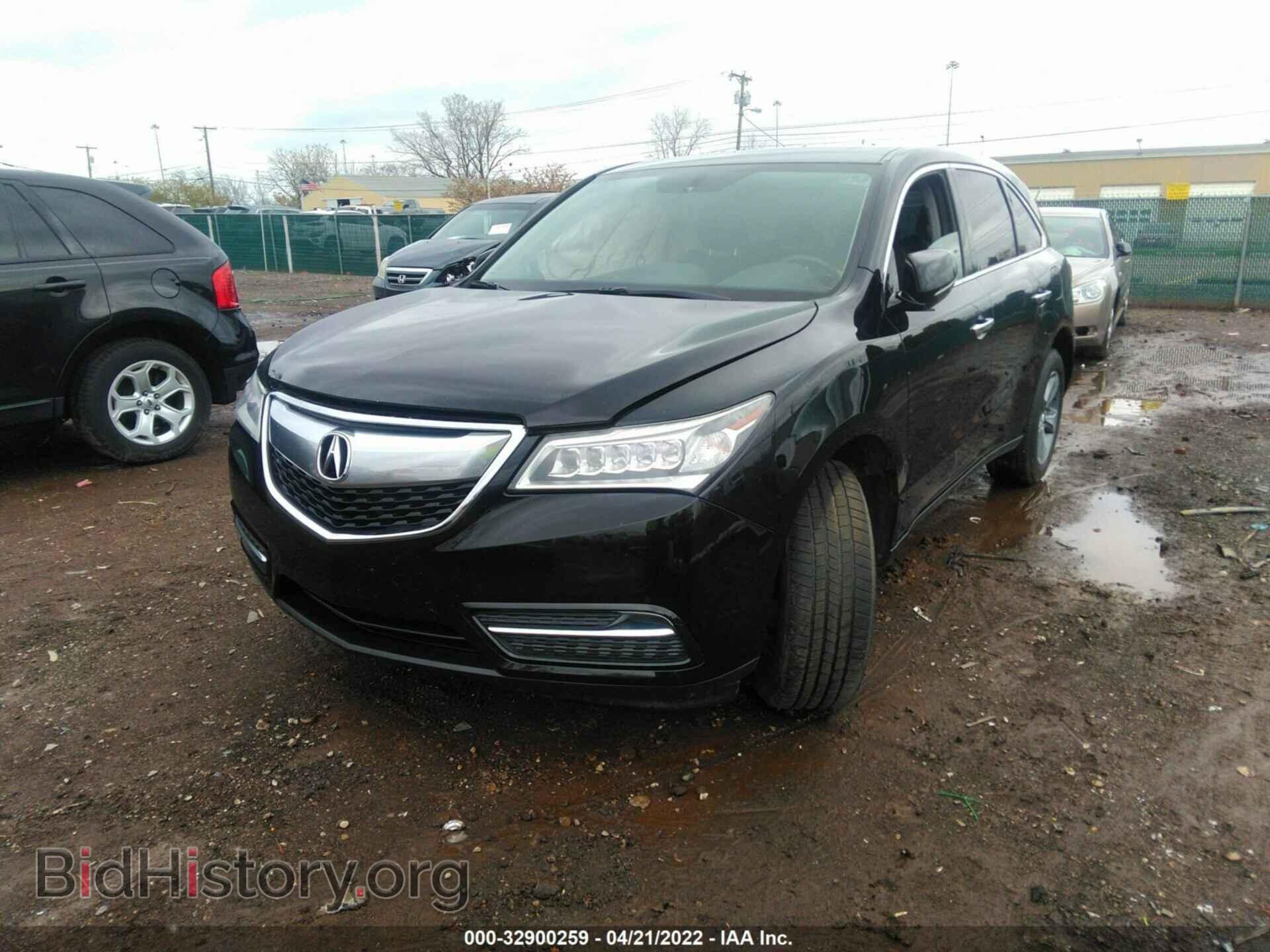 2015 ACURA MDX - VIN: 5FRYD4H25FB029037 - Фото 2