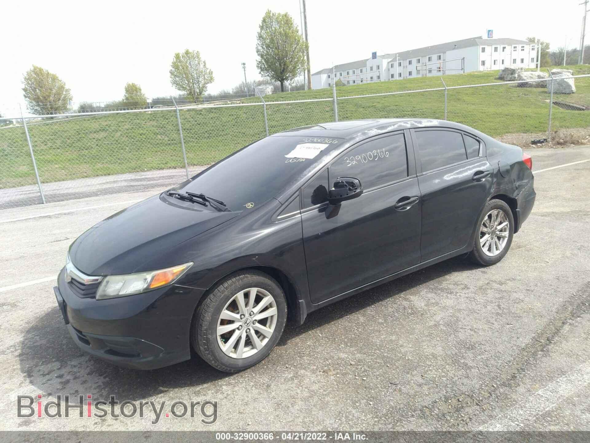 2012 HONDA CIVIC SDN - VIN: 2HGFB2F88CH540775 - Фото 2