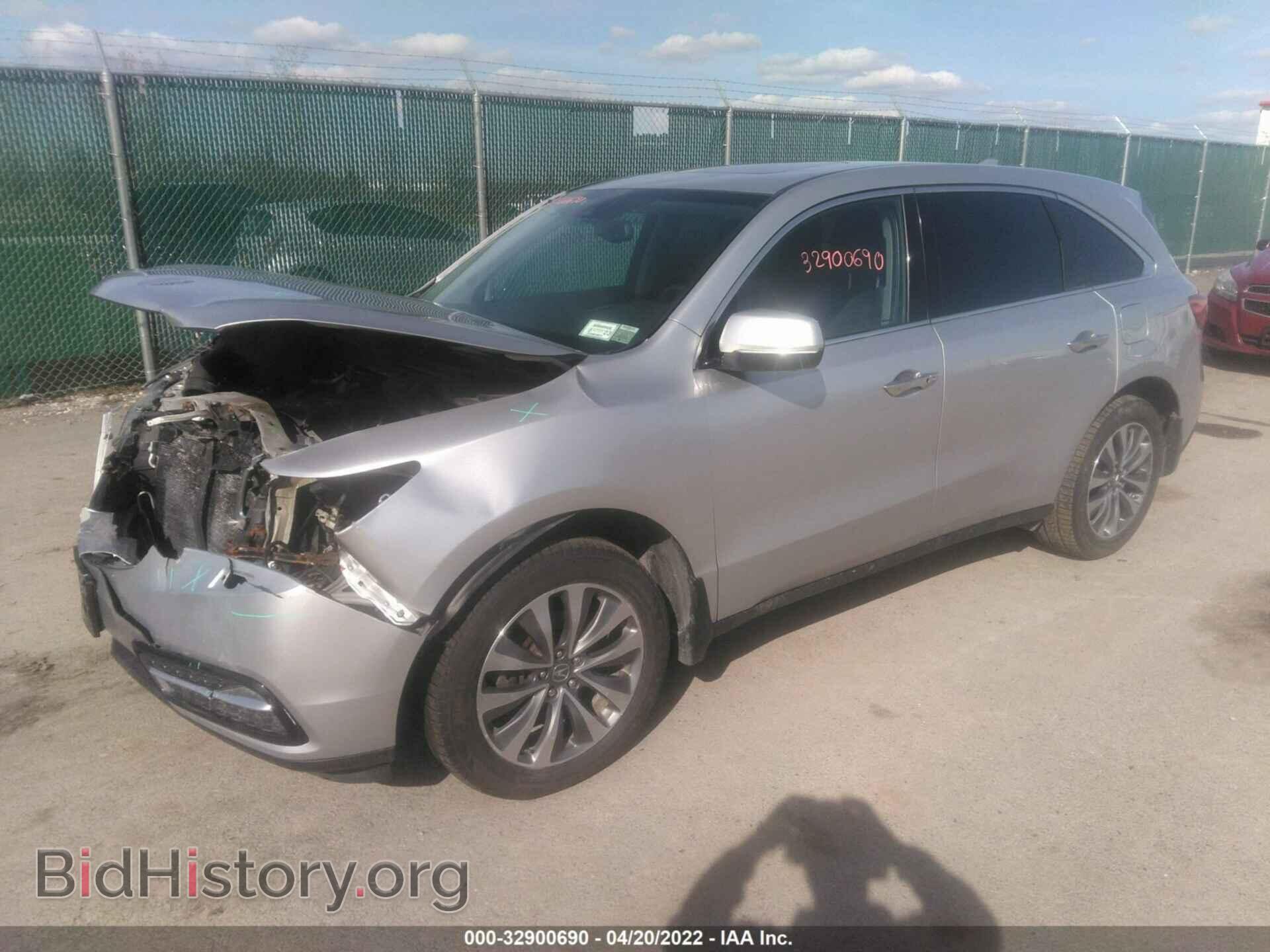 2014 ACURA MDX - VIN: 5FRYD4H43EB502336 - Фото 2