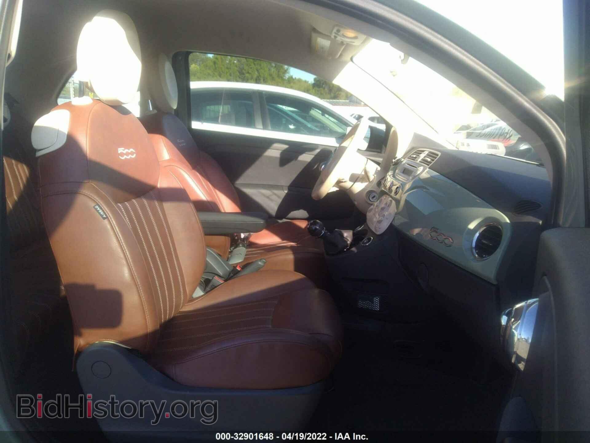 2013 FIAT 500 - VIN: 3C3CFFAR9DT752014 - Photo 5