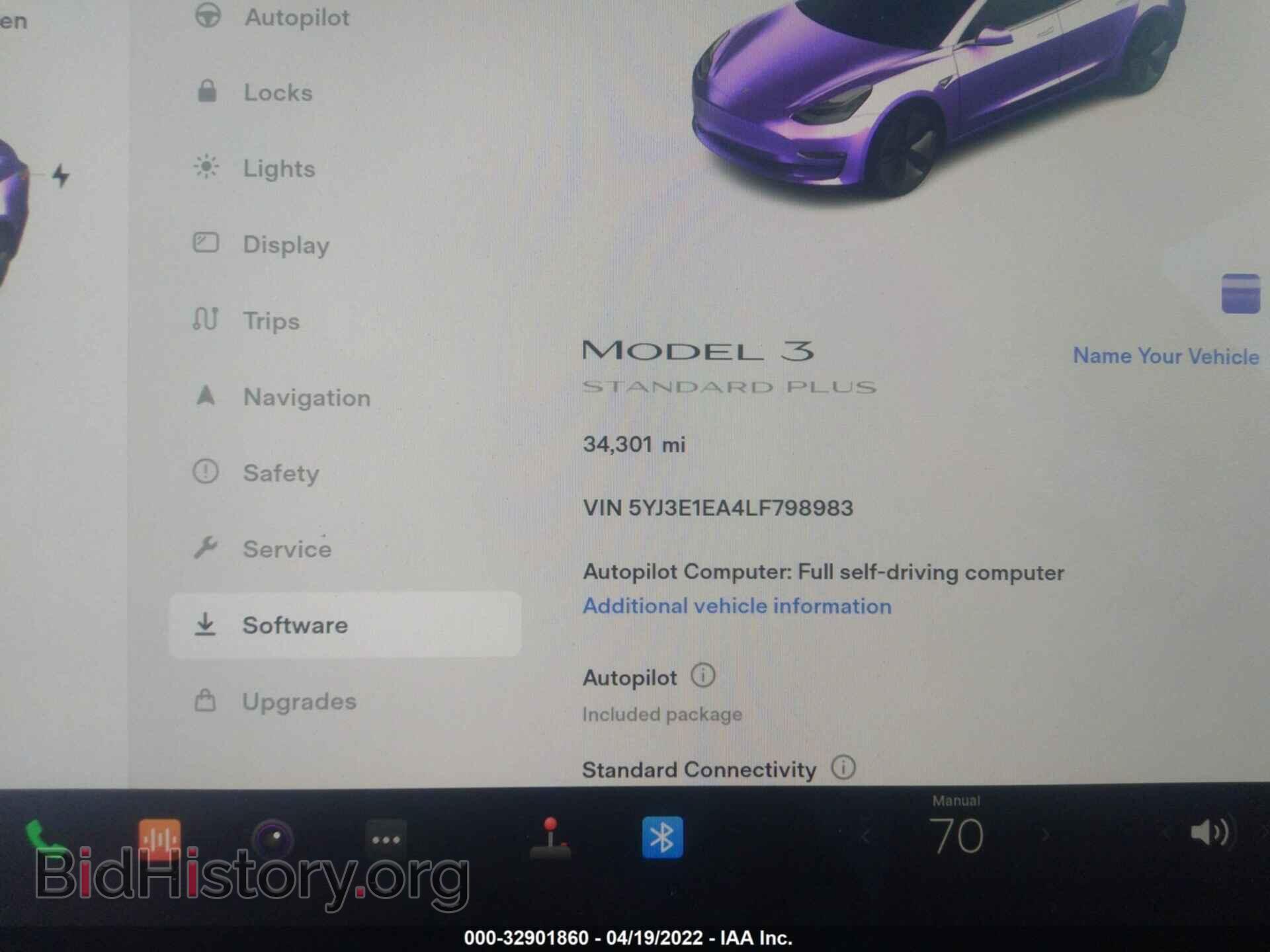 2020 TESLA MODEL 3 - VIN: 5YJ3E1EA4LF798983 - Фото 7