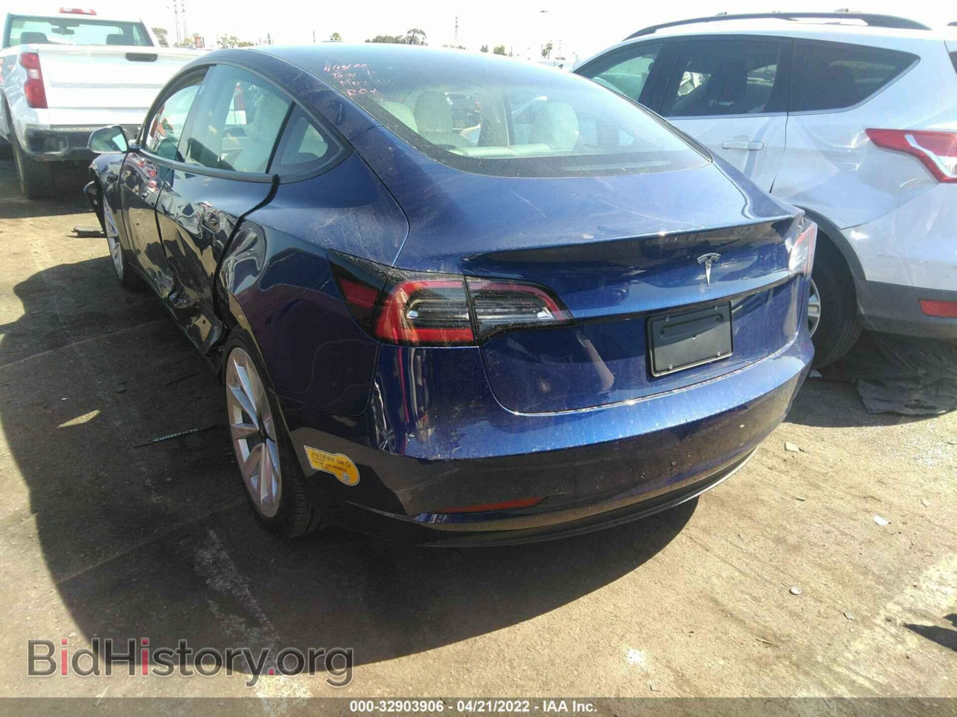 2022 TESLA MODEL 3 - VIN: 5YJ3E1EA1NF153873 - Photo 3