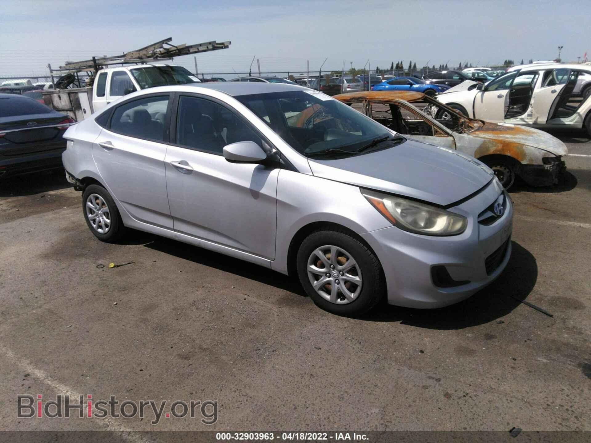 Photo KMHCT4AE6CU219575 - HYUNDAI ACCENT 2012