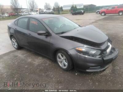 2015 Dodge DART SXT, gray — VIN 1C3CDFBB4FD310693, IAAI