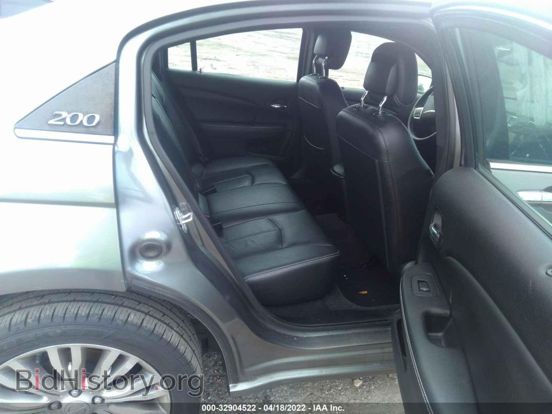 2012 CHRYSLER 200 - VIN: 1C3CCBCG9CN227384 - Фото 8