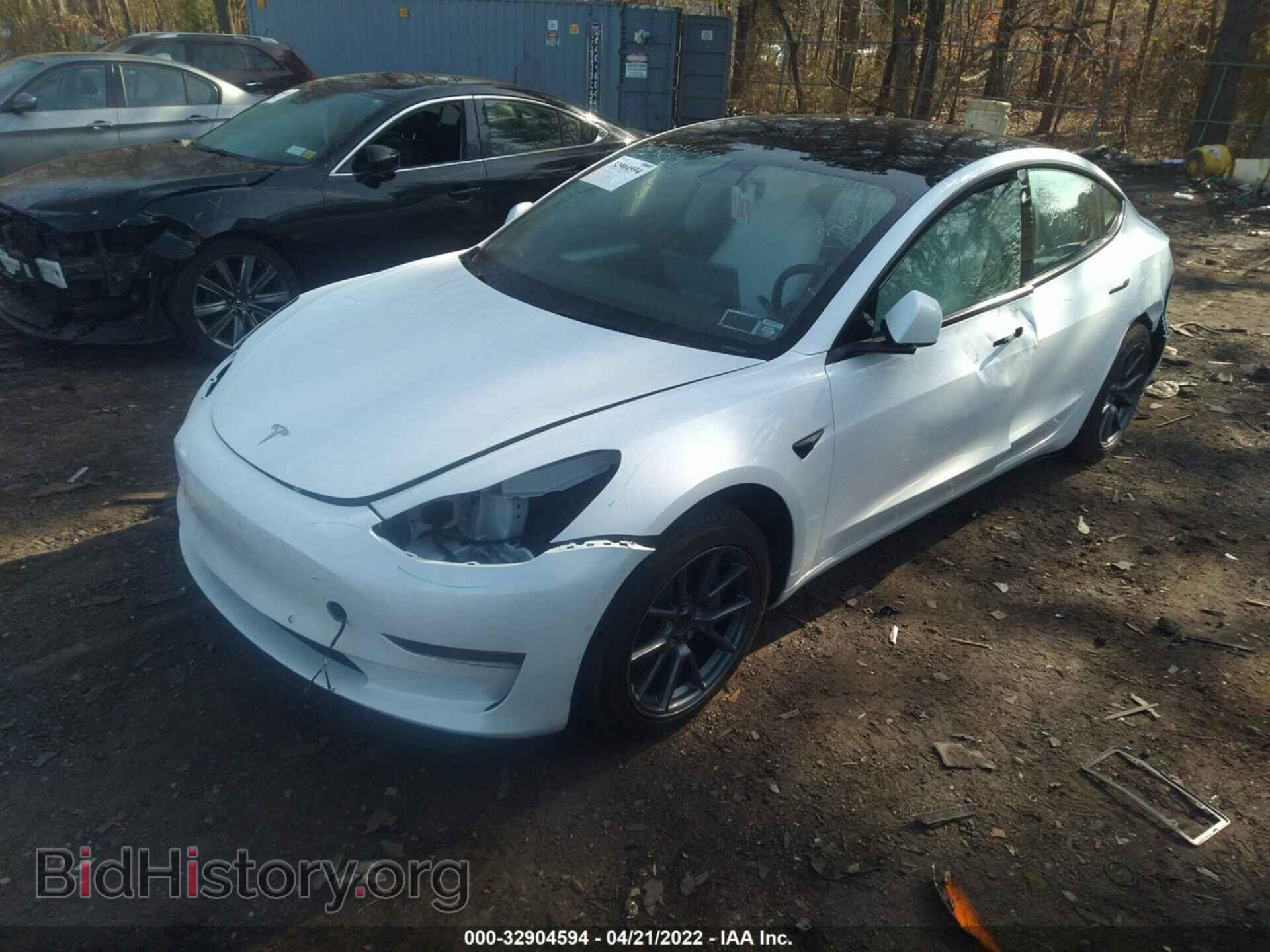 2022 TESLA MODEL 3 - VIN: 5YJ3E1EA2NF118811 - Фото 2
