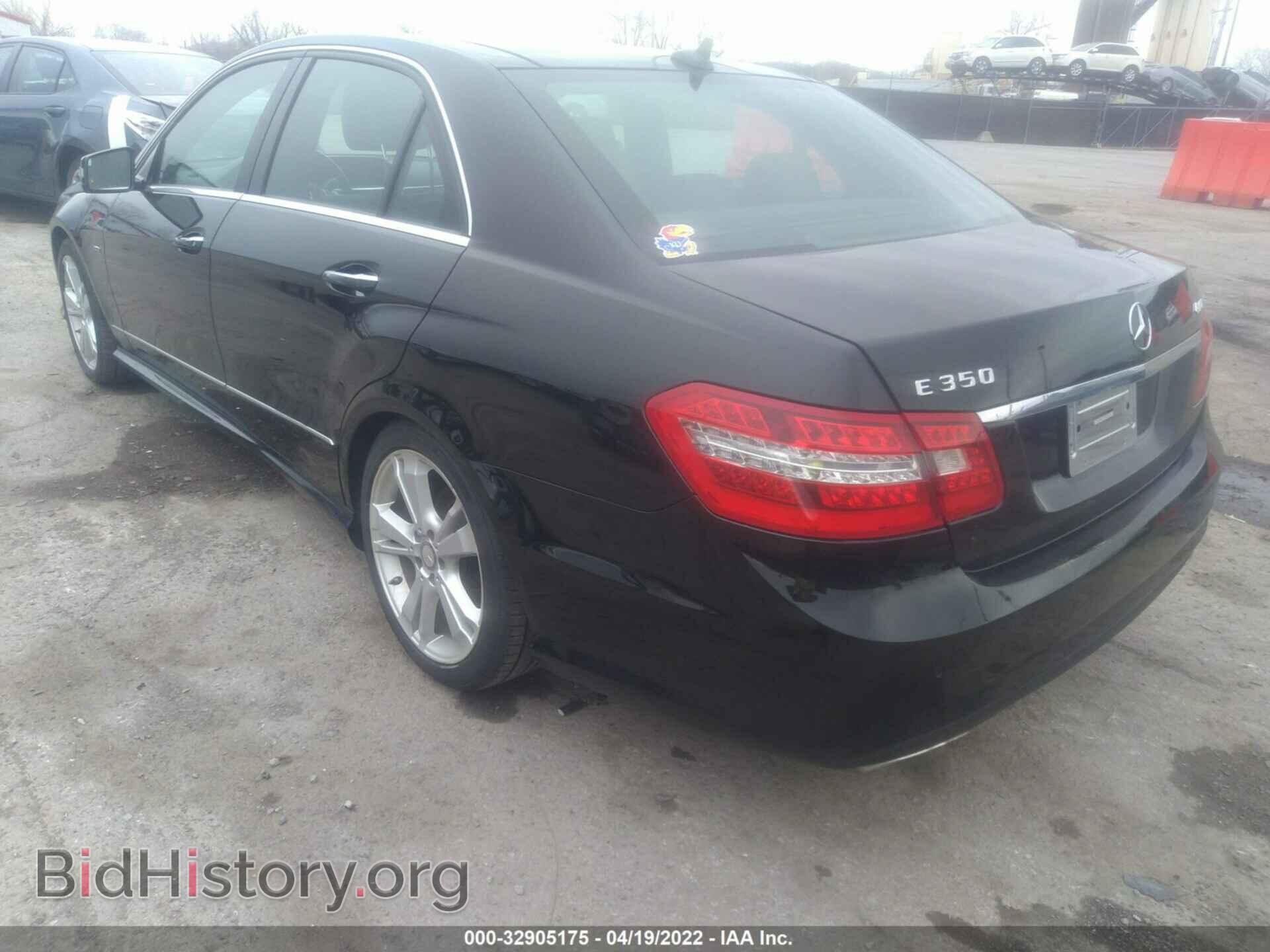 2012 MERCEDES-BENZ E-CLASS - VIN: WDDHF8JBXCA629950 - Фото 3