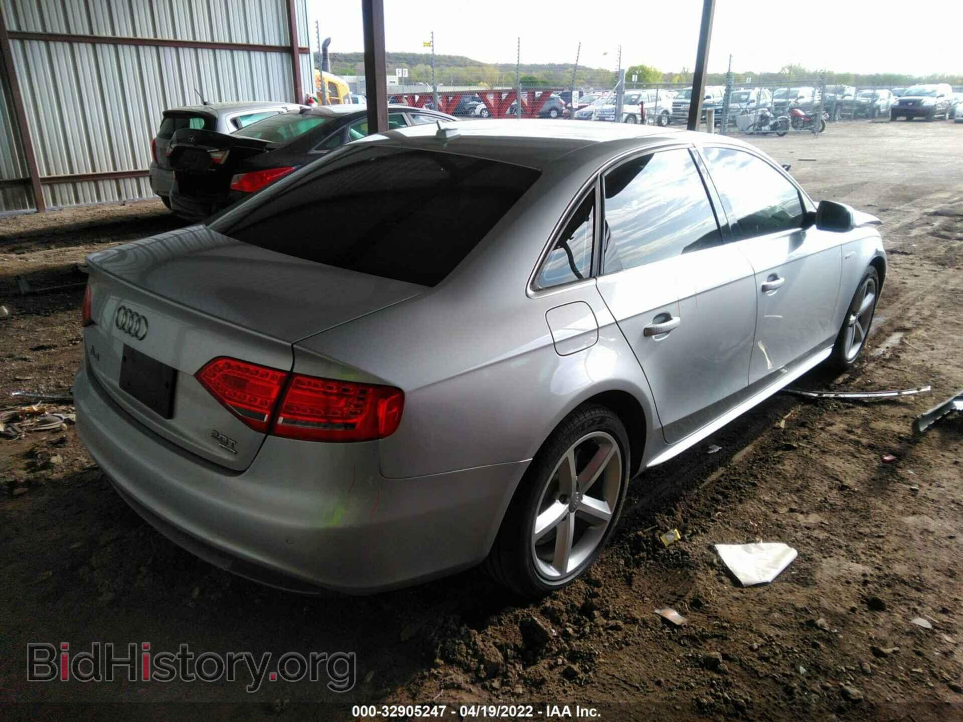 2012 AUDI A4 - VIN: WAUFFAFL1CA116514 - Photo 4