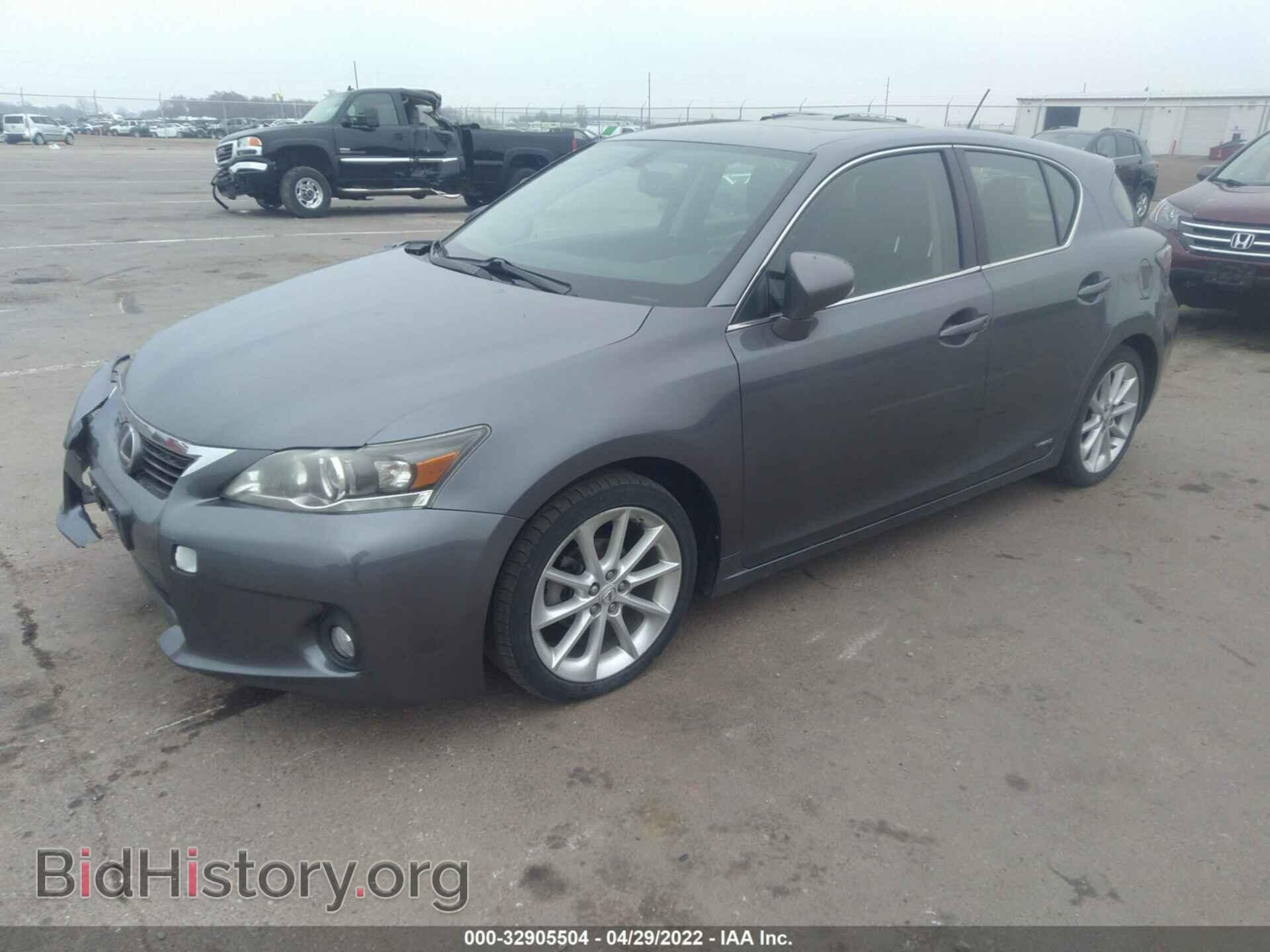 2012 LEXUS CT 200H - VIN: JTHKD5BH0C2109580 - Фото 2