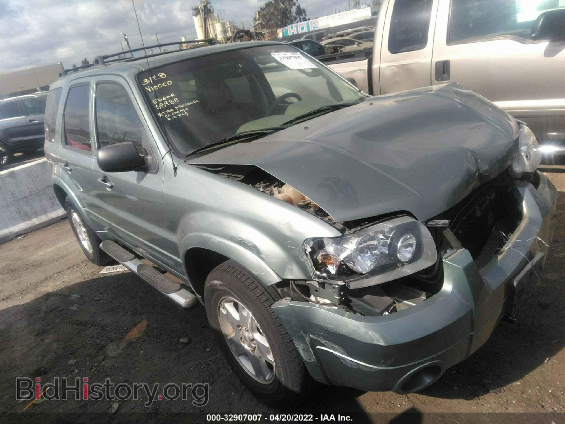 Photo 1FMCU04176KC81582 - FORD ESCAPE 2006