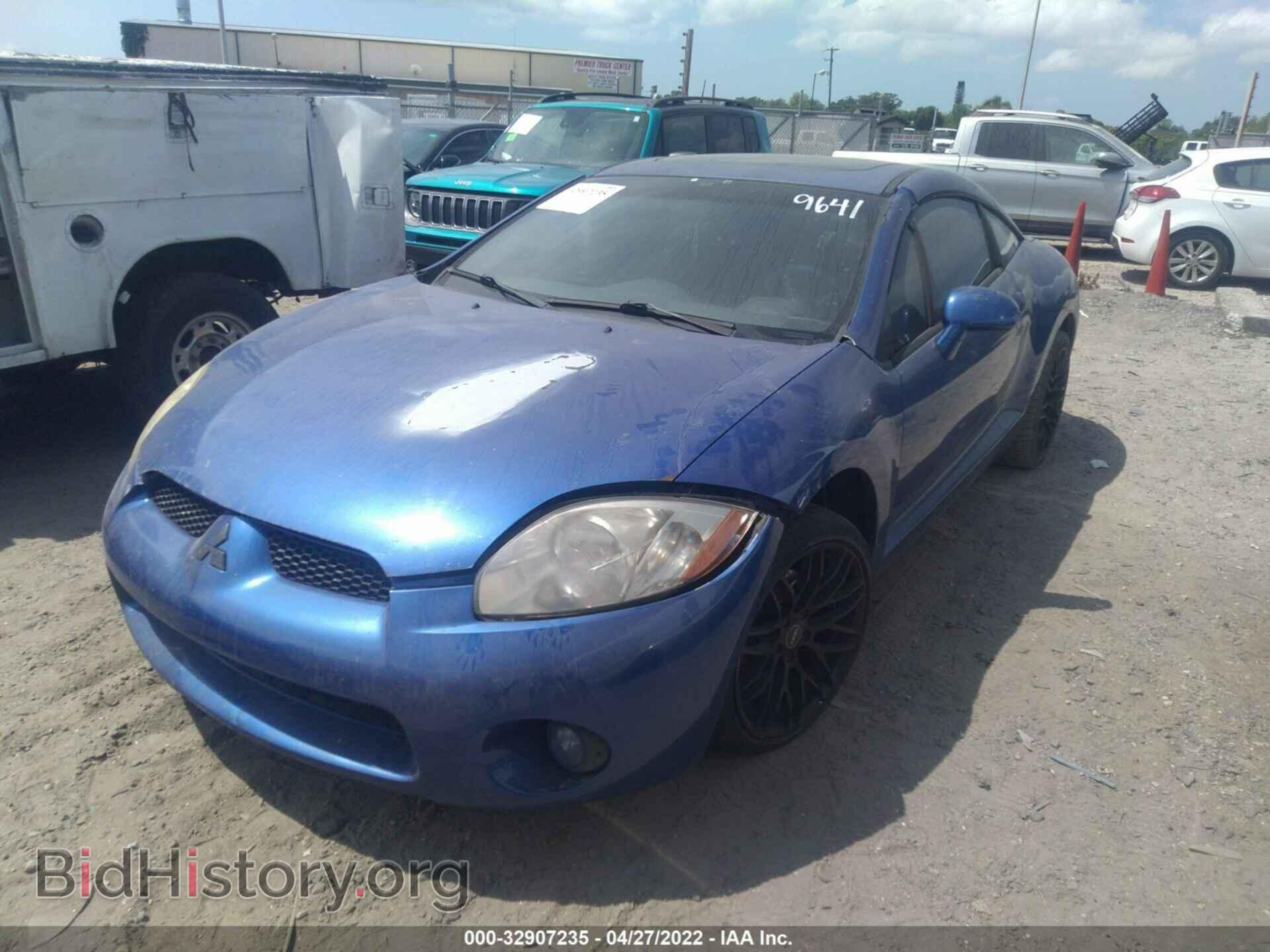 2006 MITSUBISHI ECLIPSE - VIN: 4A3AK24F96E039641 - Фото 2