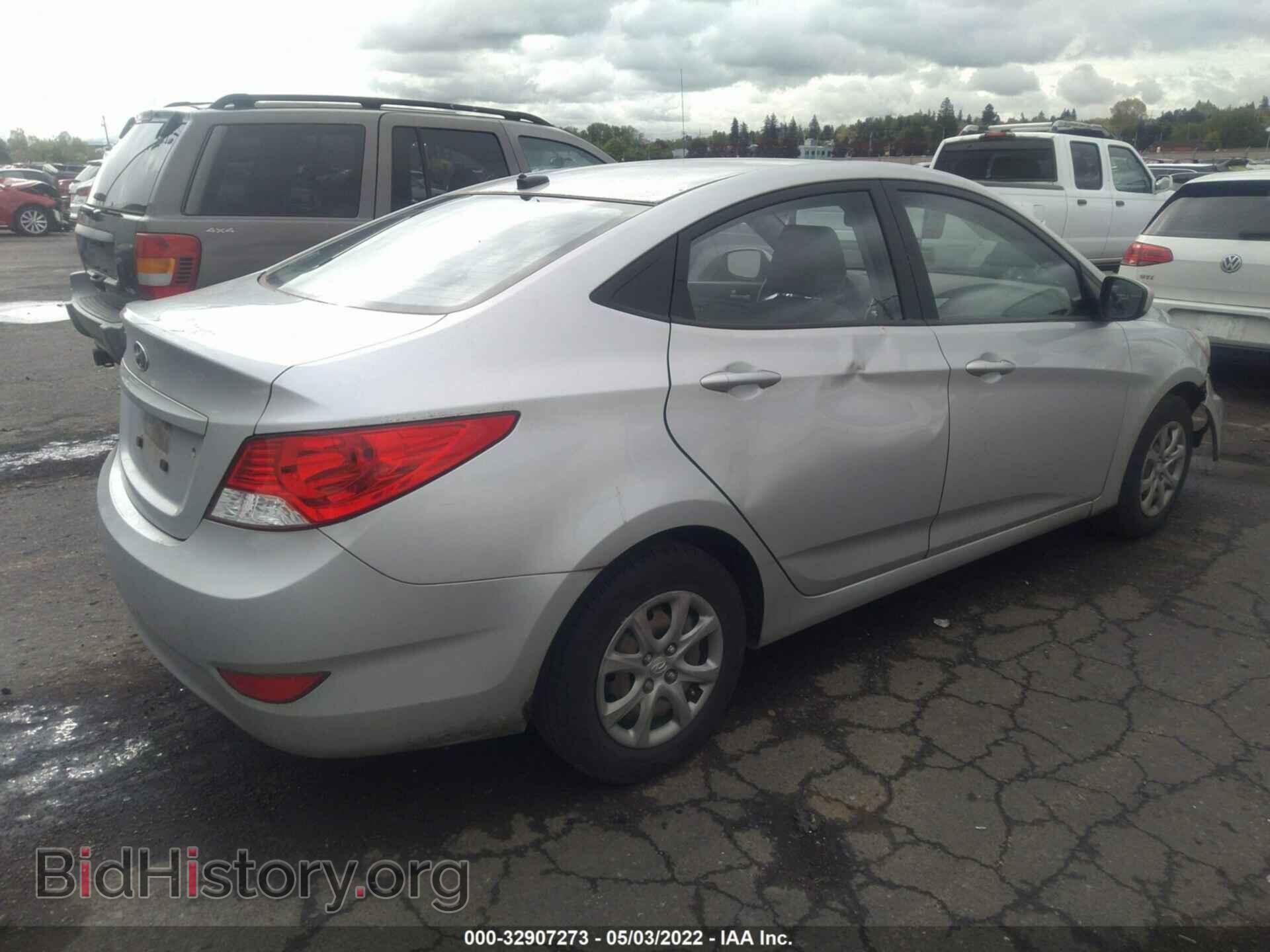 2013 HYUNDAI ACCENT - VIN: KMHCT4AE4DU345659 - Фото 4