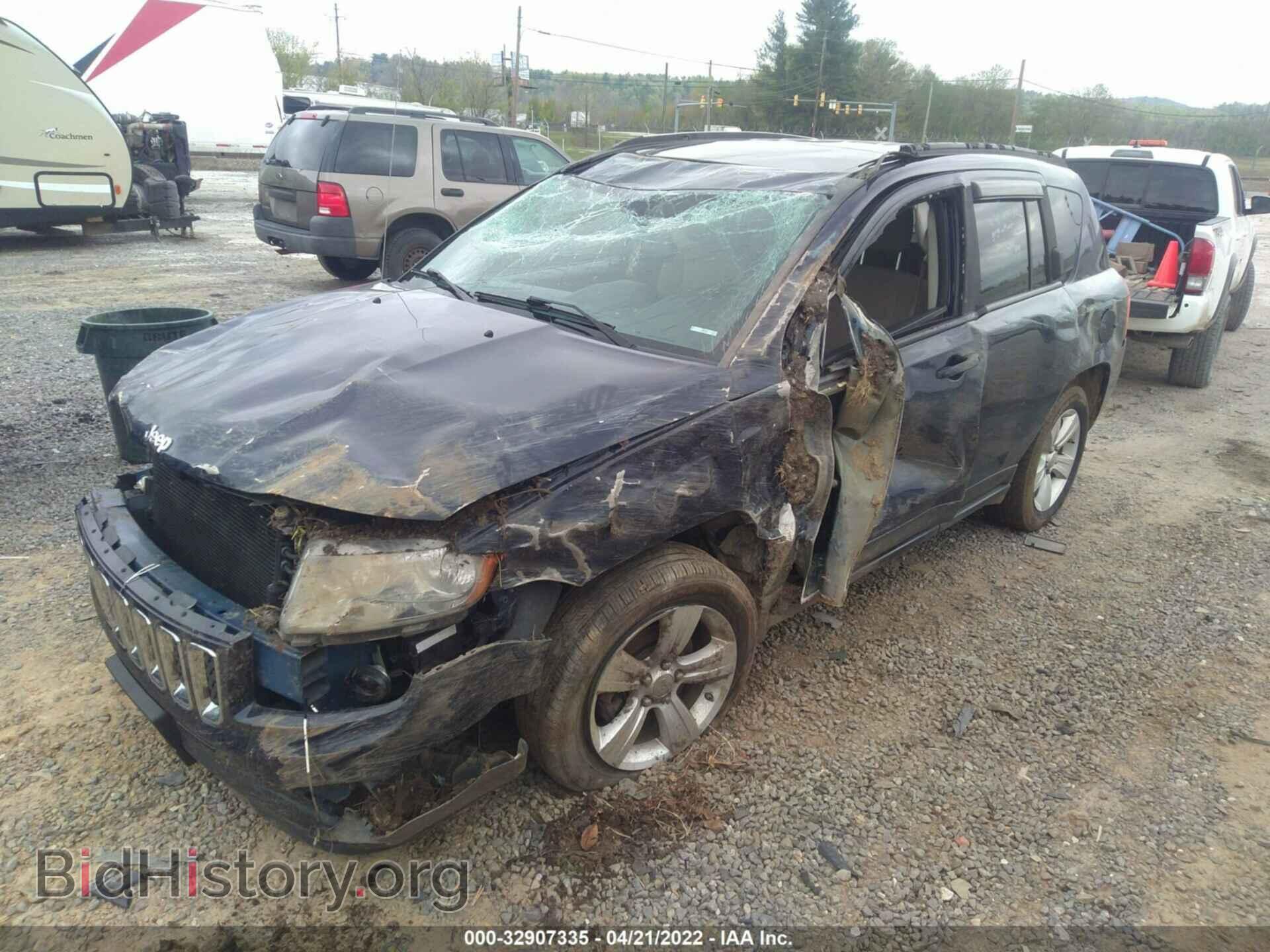 2012 JEEP COMPASS - VIN: 1C4NJDEB4CD659622 - Фото 2
