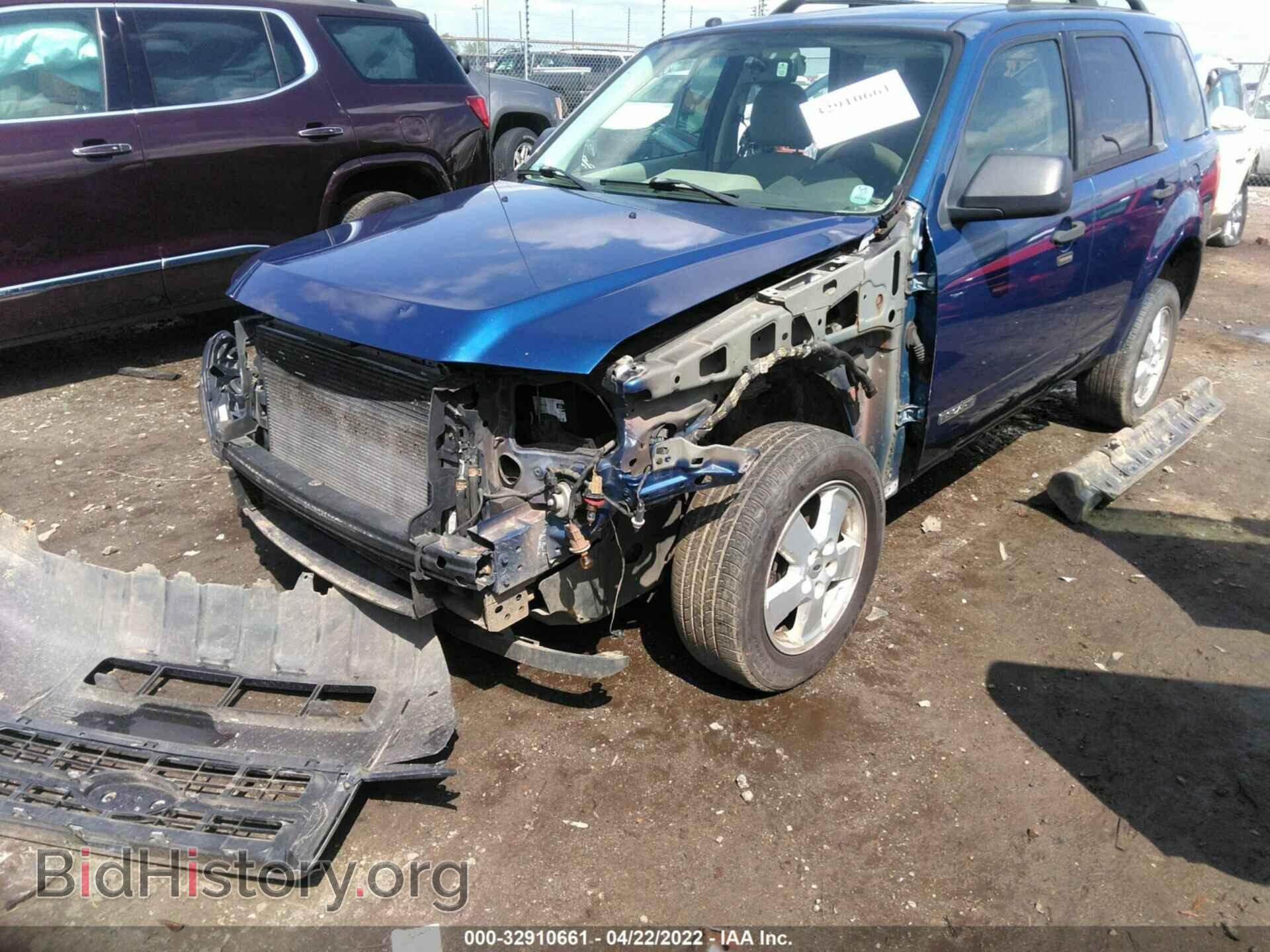 2008 FORD ESCAPE - VIN: 1FMCU03148KD32489 - Фото 2