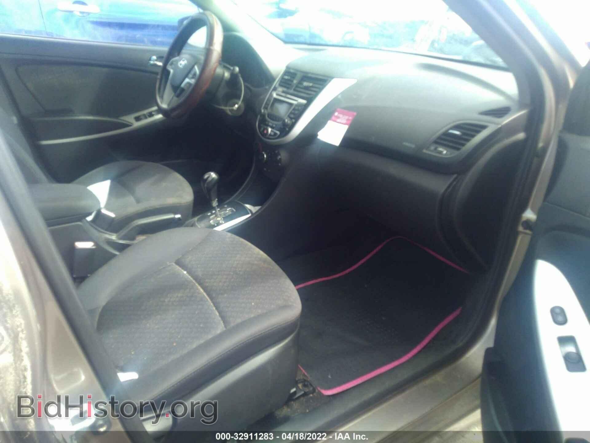 2012 HYUNDAI ACCENT - VIN: KMHCU5AEXCU037428 - Фото 5