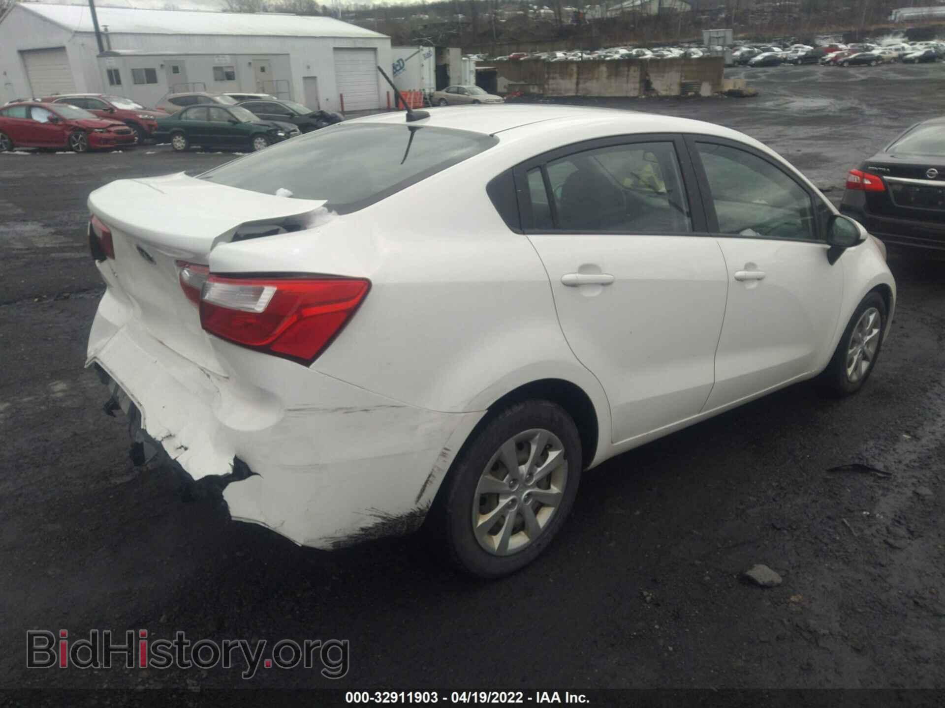 2014 KIA RIO - VIN: KNADM4A38E6332792 - Фото 4