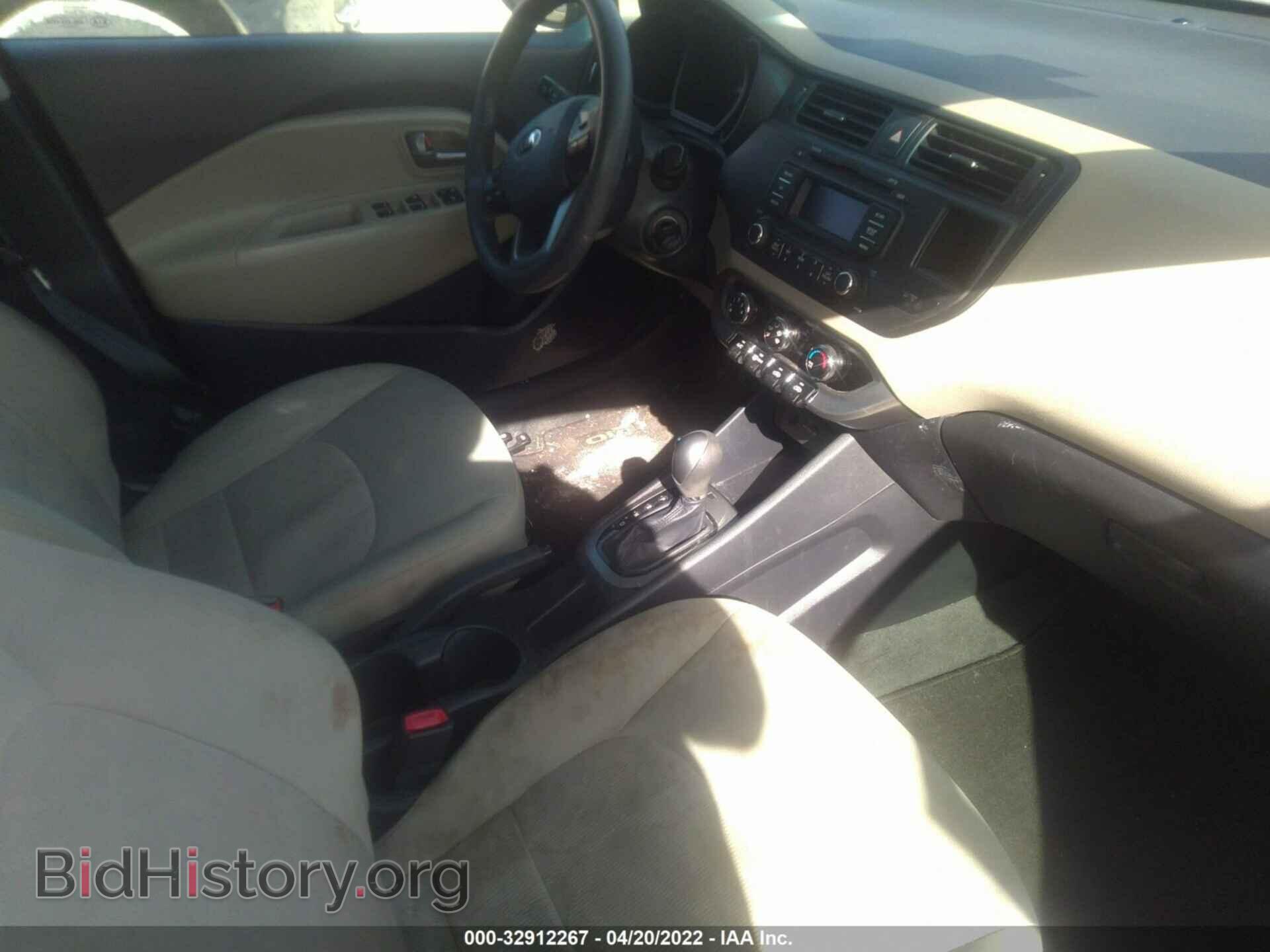 2013 KIA RIO - VIN: KNADM4A39D6156558 - Фото 5