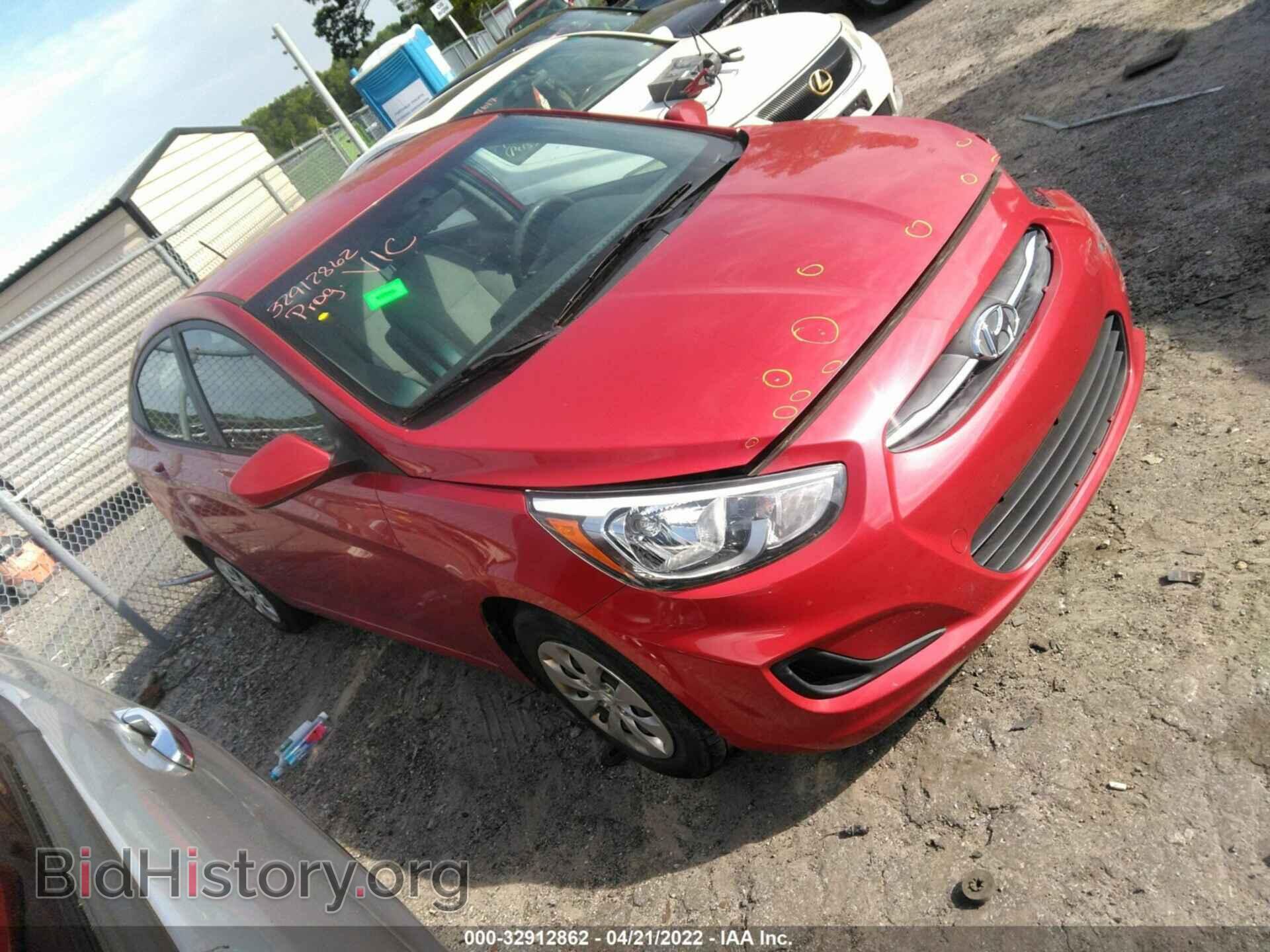 Photo KMHCT4AE8HU307616 - HYUNDAI ACCENT 2017